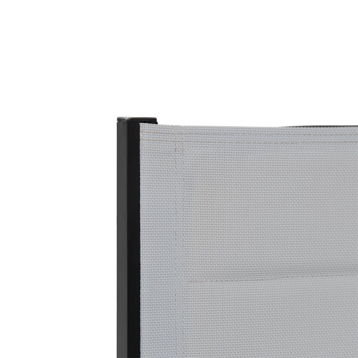 VESTIAMO CASA GIARDINO - Sedia da giardino in Alluminio Imbottita Grigia - h88x55x56 cm