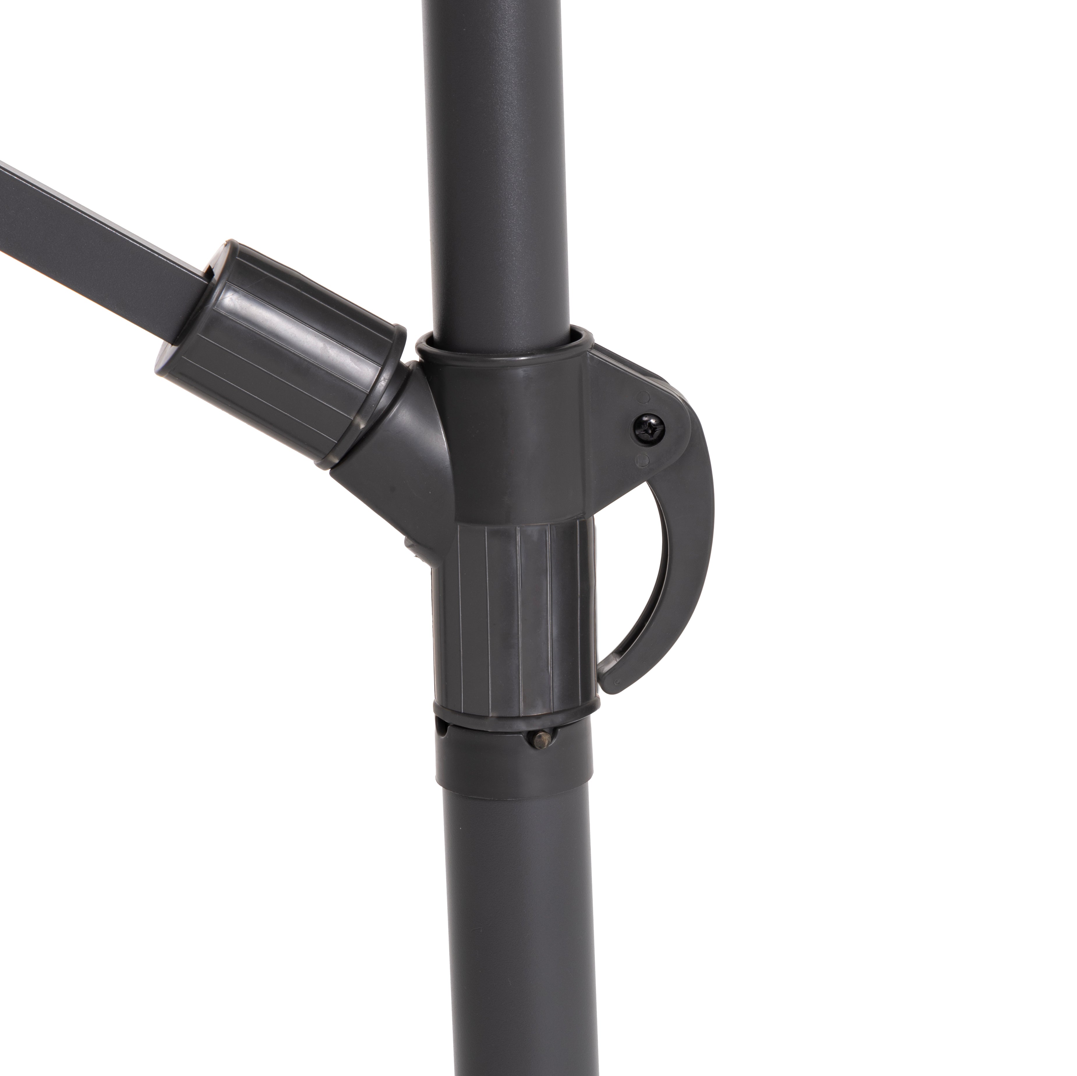 VESTIAMO CASA GIARDINO - Ombrellone Tondo Verde a lampada con carrucola - h250 cm x diametro 300 cm