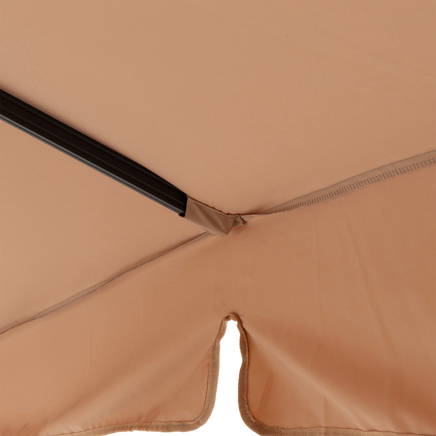 VESTIAMO CASA GIARDINO - Ombrellone a lampada con flap telo camel 3x4 metri