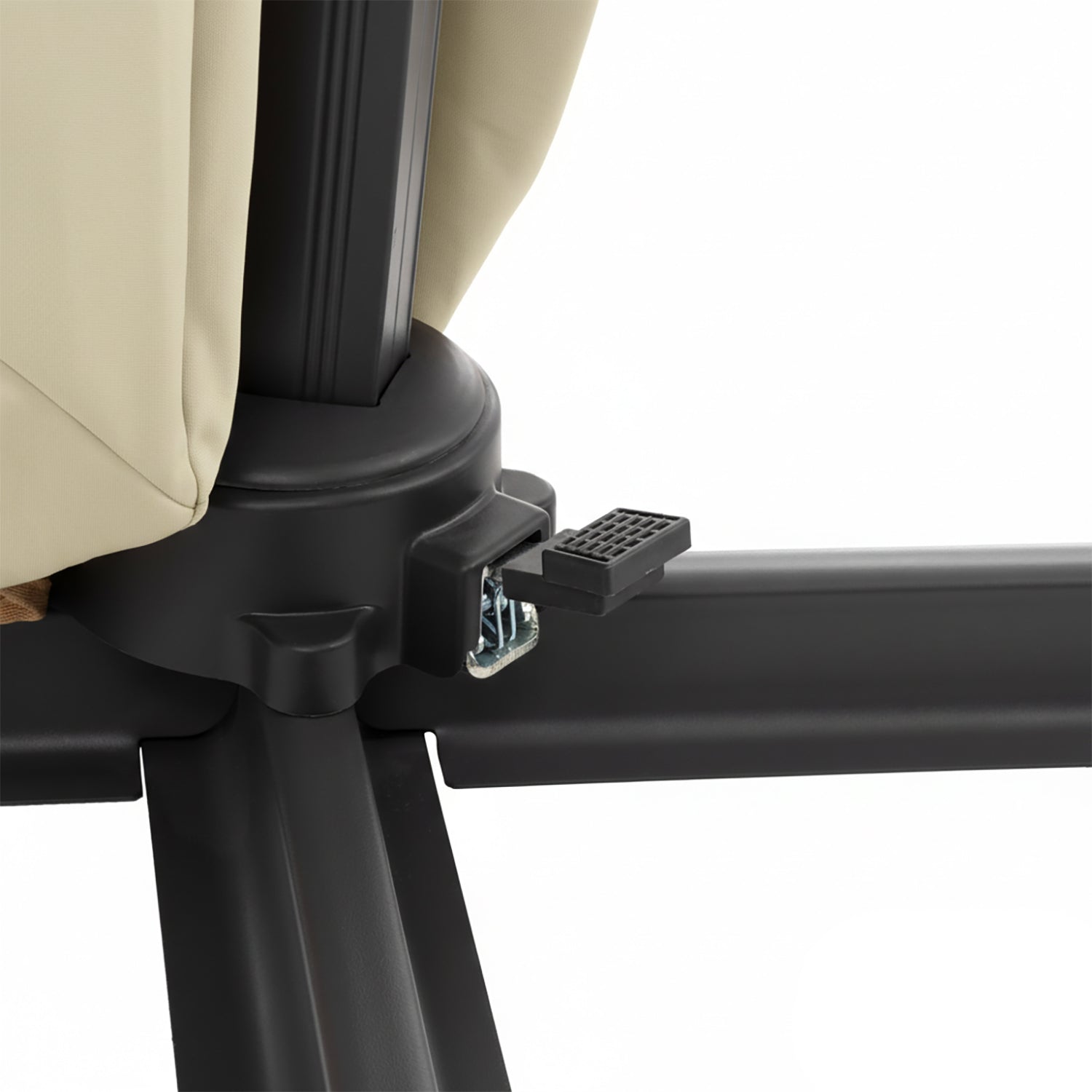 VESTIAMO CASA GIARDINO - Ombrellone a Lampada con flap telo Ècru 3x4 metri