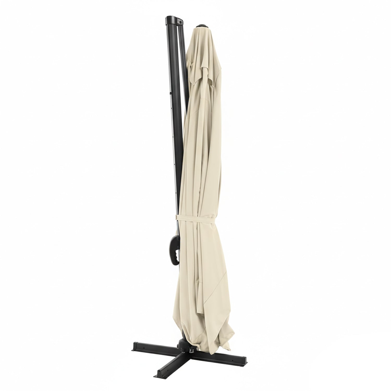 VESTIAMO CASA GIARDINO - Ombrellone a Lampada con flap telo Ècru 3x4 metri