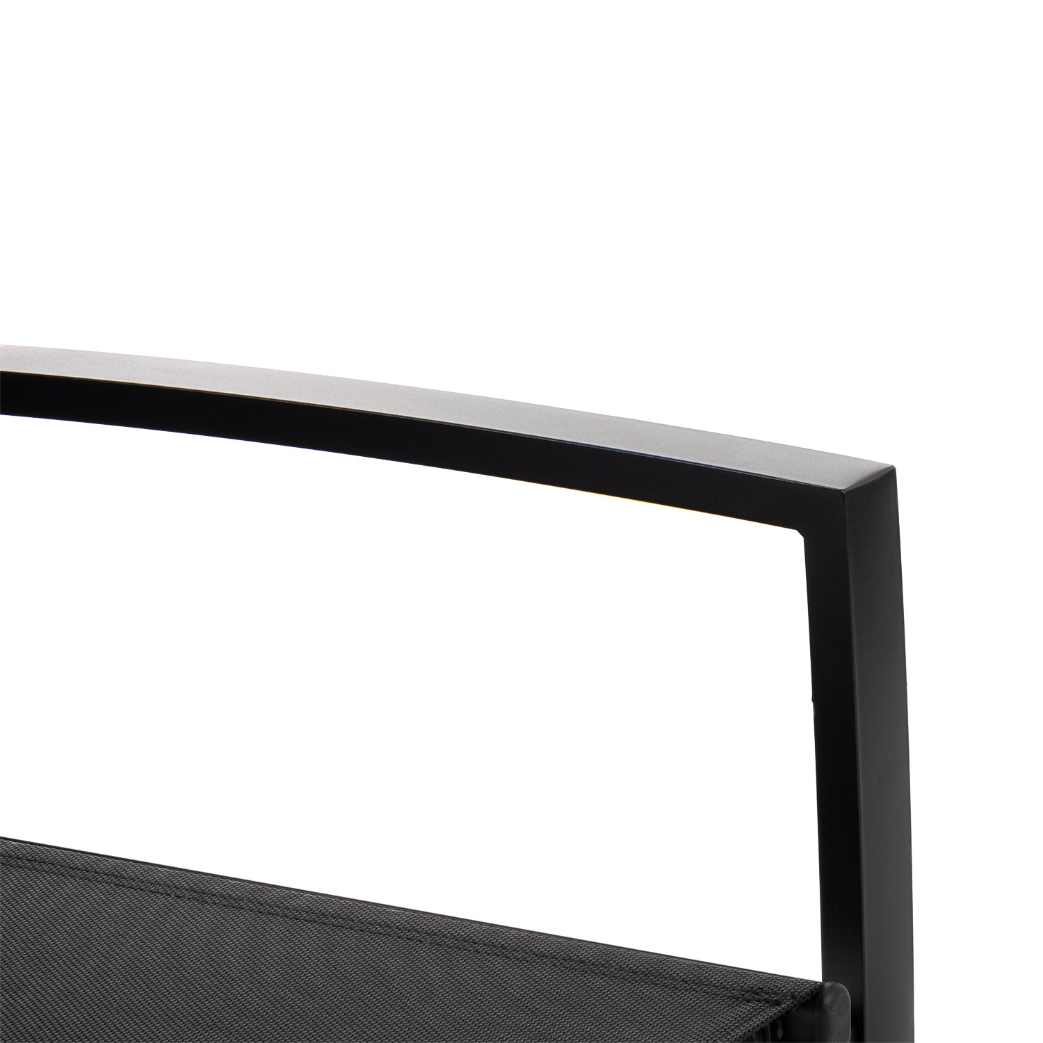 VESTIAMO CASA GIARDINO - Set da giardino 4 pezzi in metallo Antracite - Formato da Panchina a 2 posti, 2 sedie e tavolino da salotto