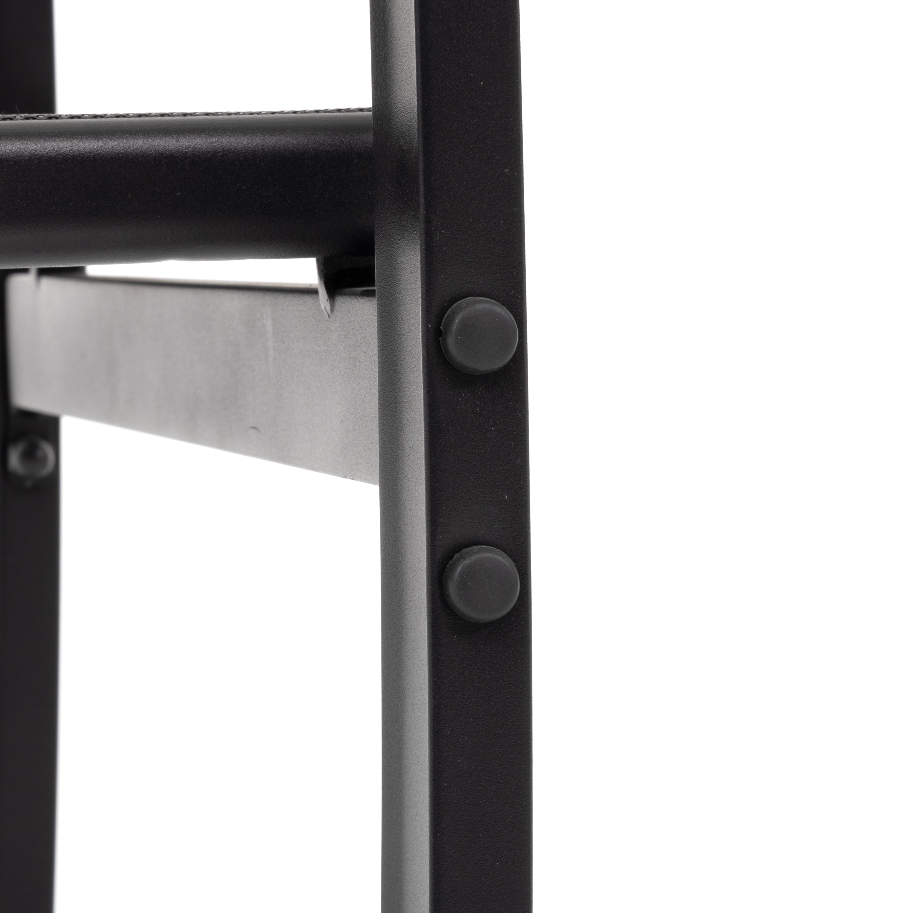 VESTIAMO CASA GIARDINO - Set da giardino 4 pezzi in metallo Antracite - Formato da Panchina a 2 posti, 2 sedie e tavolino da salotto