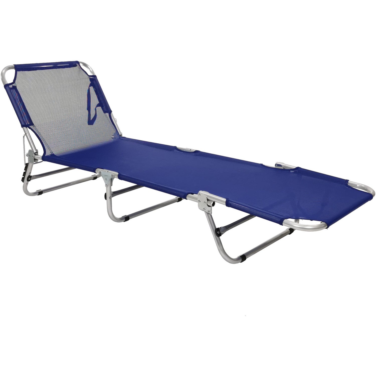 VESTIAMO CASA MARE - Lettino pieghevole in alluminio - h25x190x58 cm