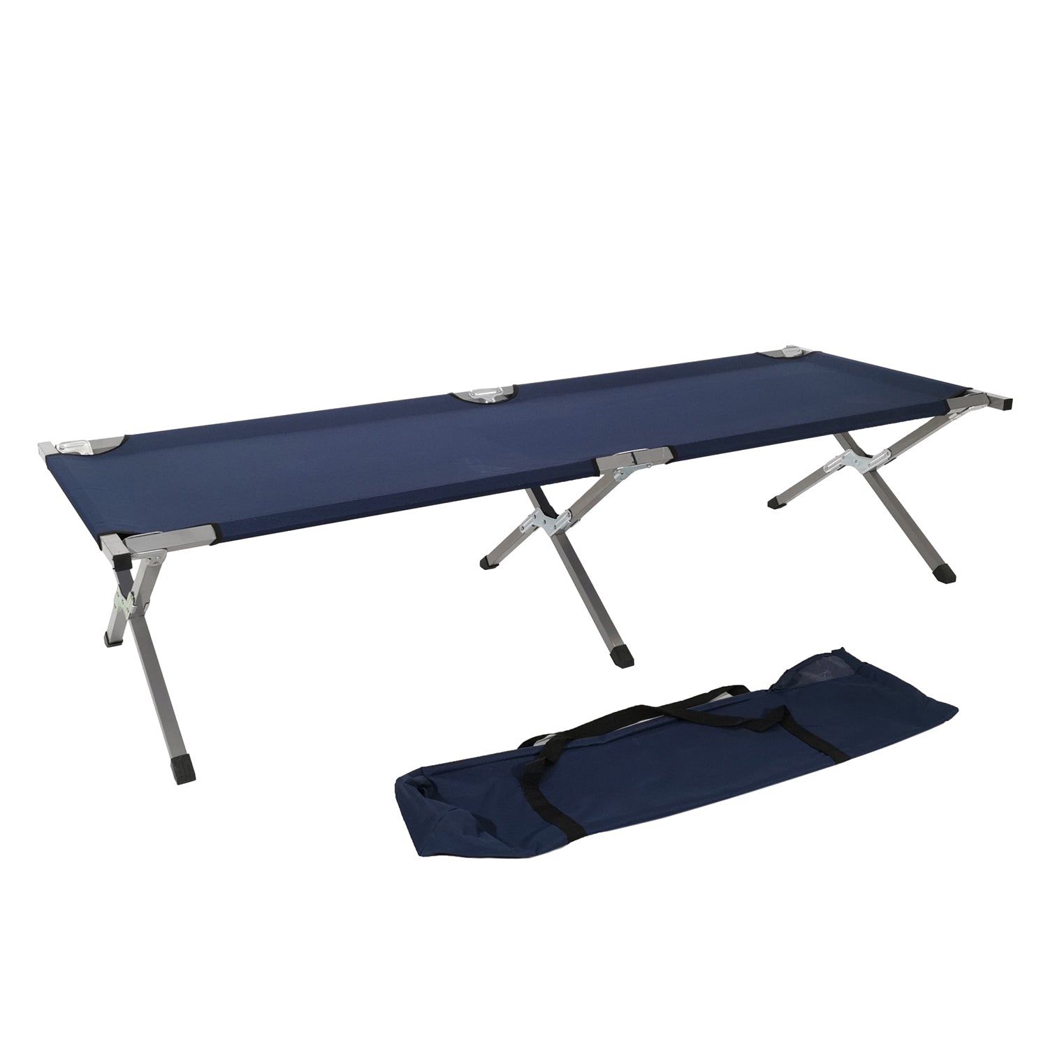 VESTIAMO CASA GIARDINO - Lettino Richiudibile con Sacca 188x64cm - Ideale per Campeggio e Outdoor