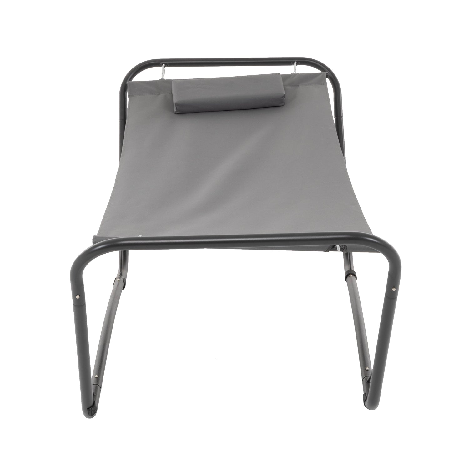 VESTIAMO CASA GIARDINO - Amaca con Supporto Grigio - h65x220x95 cm