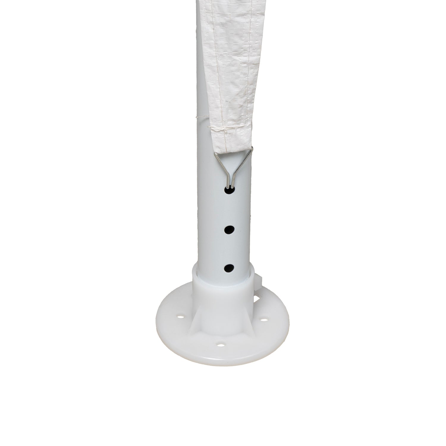 VESTIAMO CASA GIARDINO - Gazebo da giardino in Acciaio con Telo in Polietilene Bianco 3x6 metri