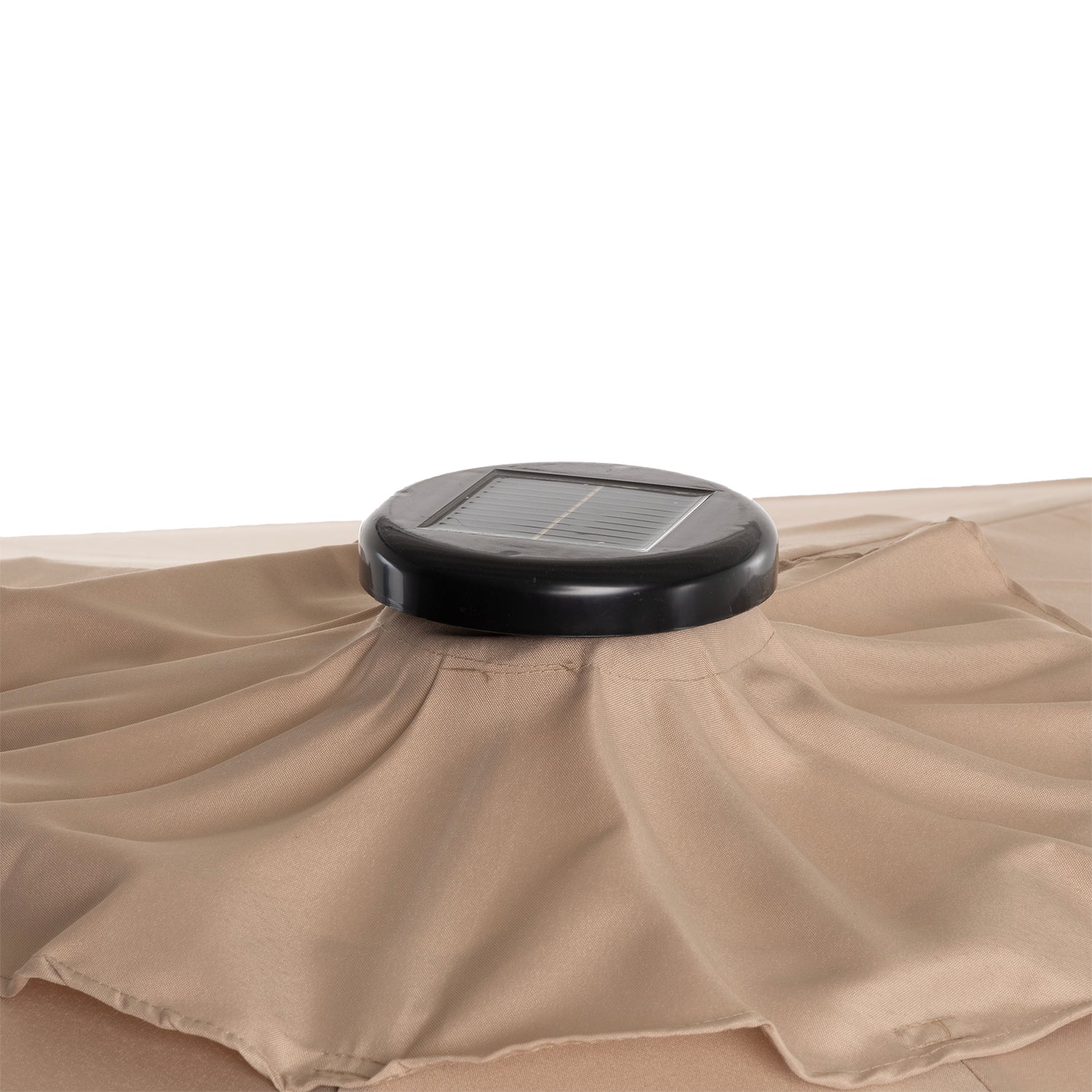 VESTIAMO CASA GIARDINO - Ombrellone da giardino con 32 LED e Pannello Solare Camel diametro 3 metri