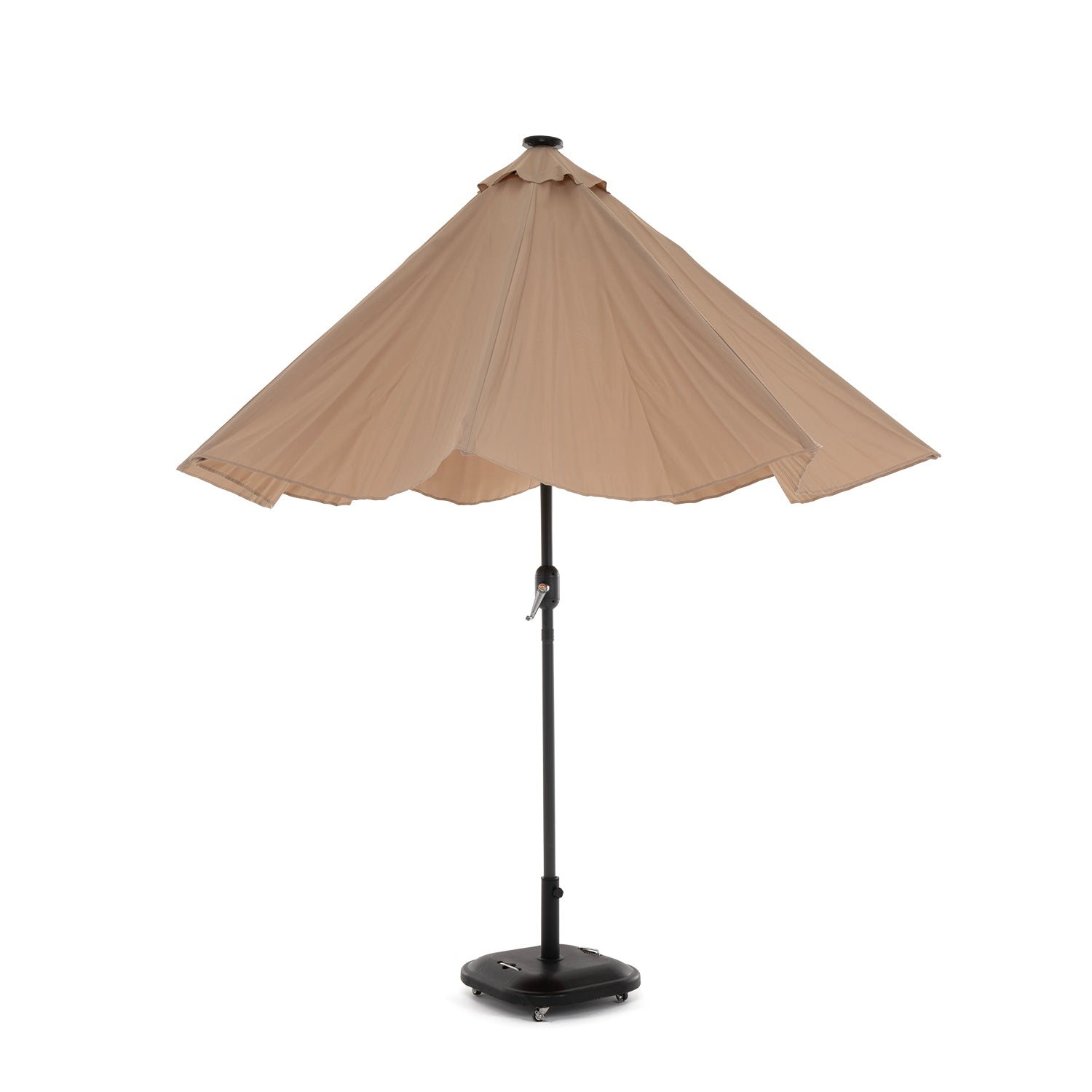 VESTIAMO CASA GIARDINO - Ombrellone da giardino con 32 LED e Pannello Solare Camel diametro 3 metri