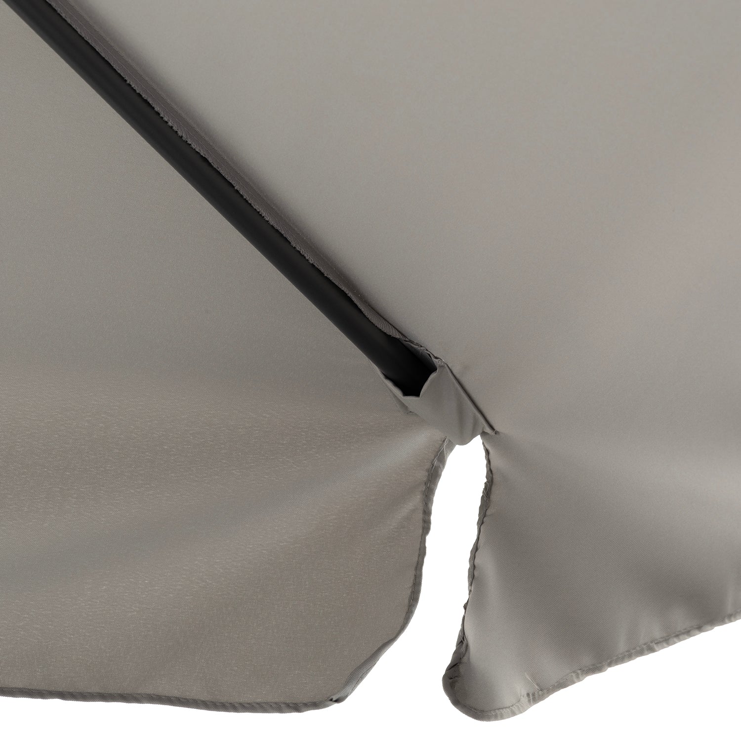 VESTIAMO CASA GIARDINO - Ombrellone da giardino Grigio con carrucola e snodo 3x3 metri