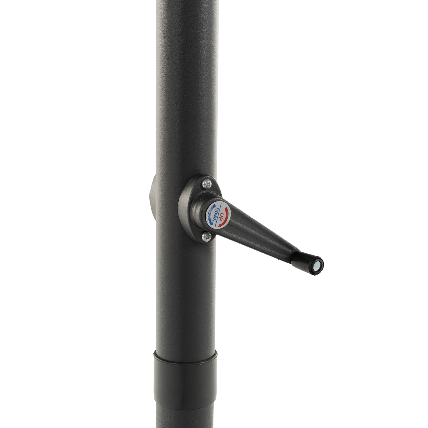 VESTIAMO CASA GIARDINO - Ombrellone da giardino Grigio con carrucola e snodo 3x3 metri