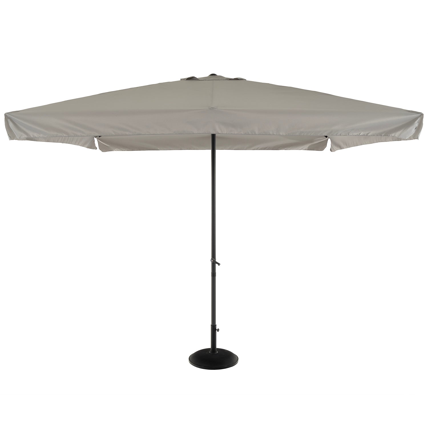 VESTIAMO CASA GIARDINO - Ombrellone da giardino Grigio con carrucola e snodo 3x3 metri