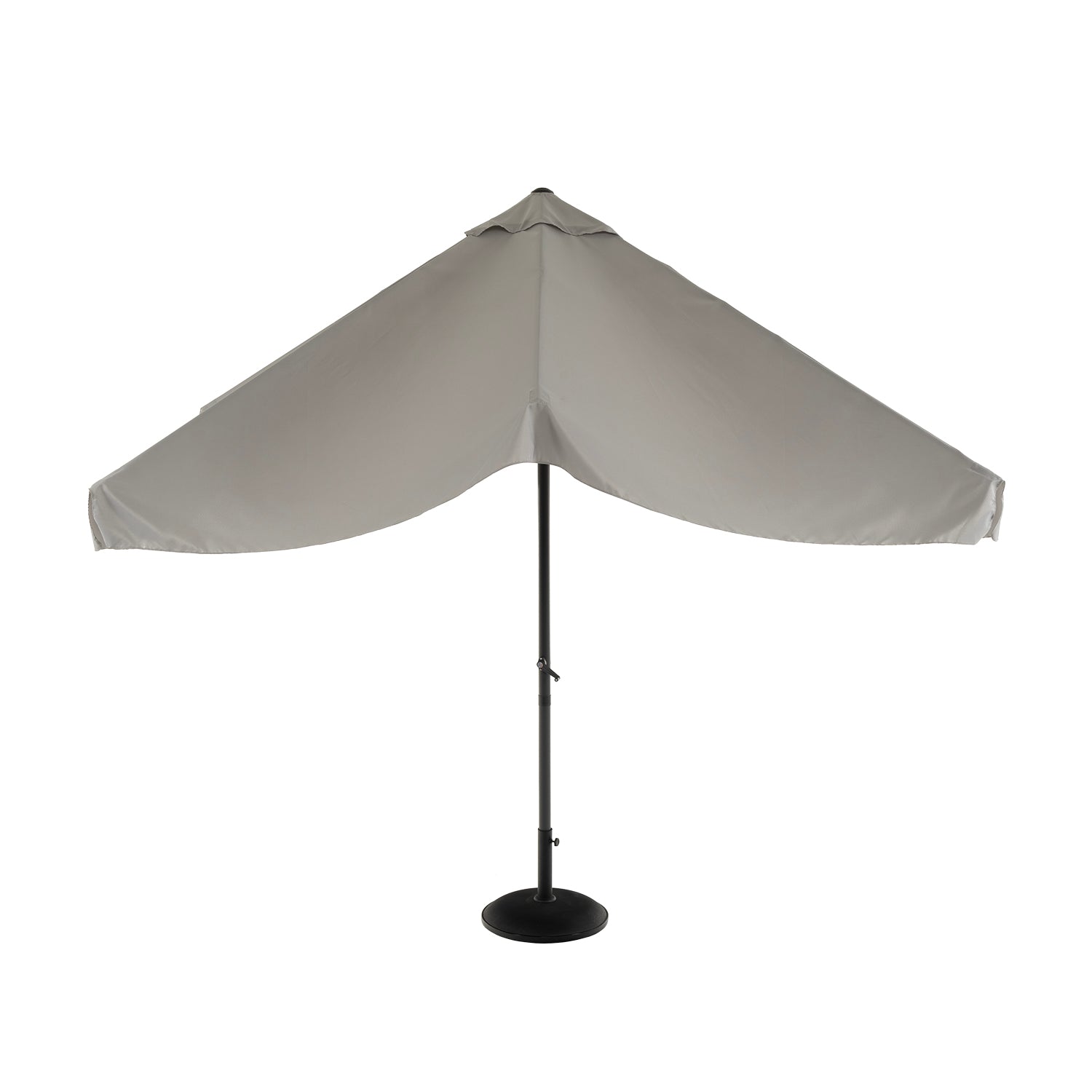 VESTIAMO CASA GIARDINO - Ombrellone da giardino Grigio con carrucola e snodo 3x3 metri