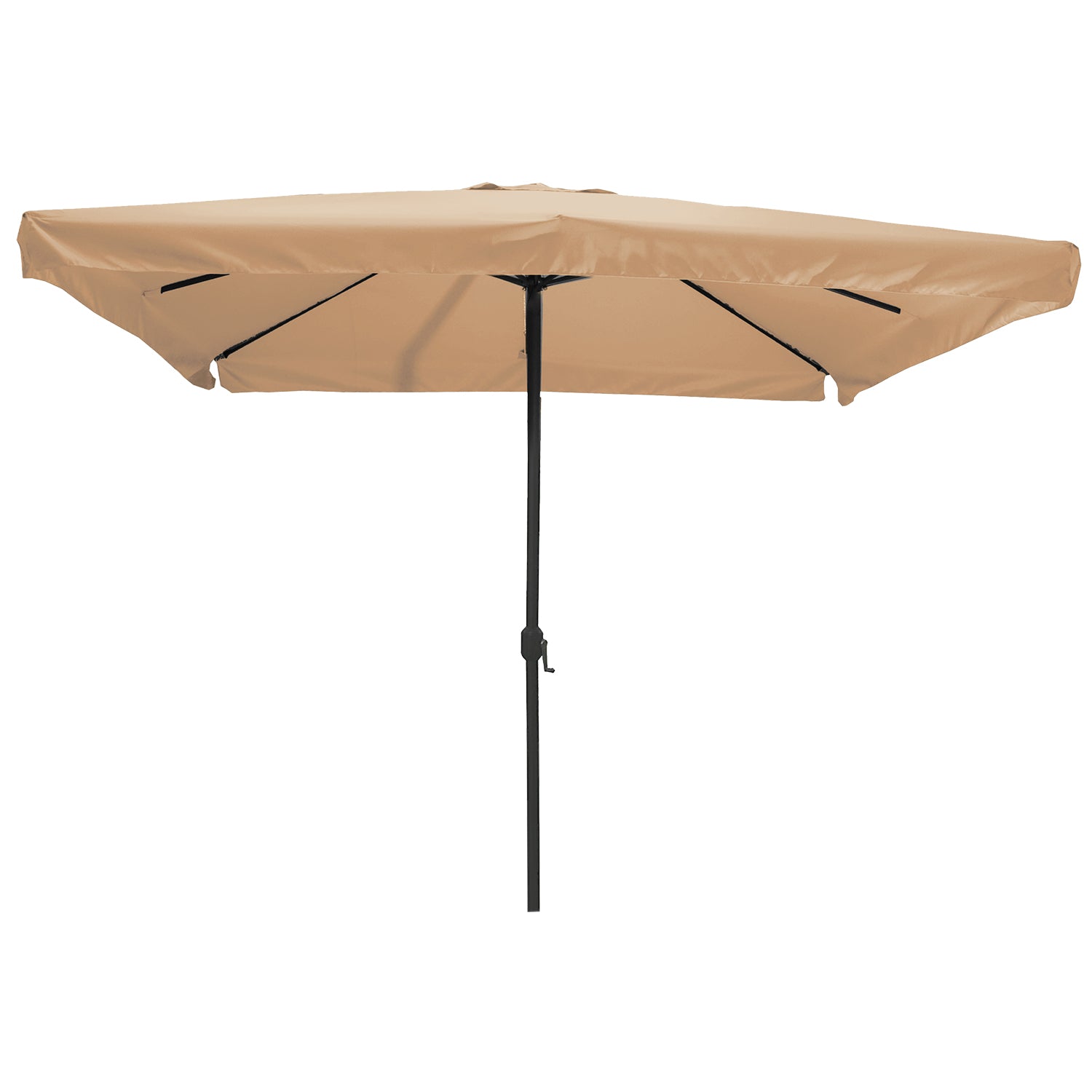 VESTIAMO CASA GIARDINO - Ombrellone da giardino Camel con carrucola e snodo 3x3 metri