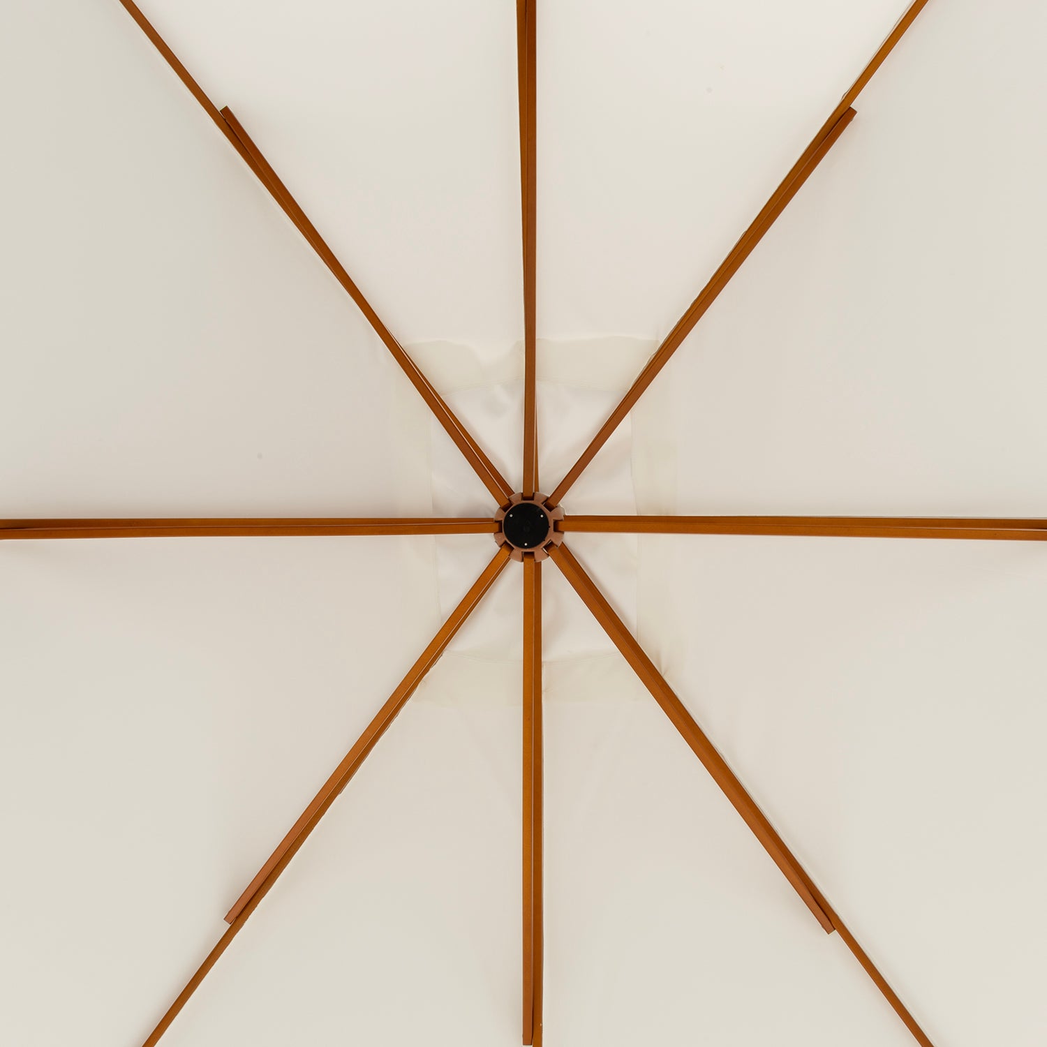 VESTIAMO CASA GIARDINO - Ombrellone Rettangolare a lampada Ecrù 3x4 metri