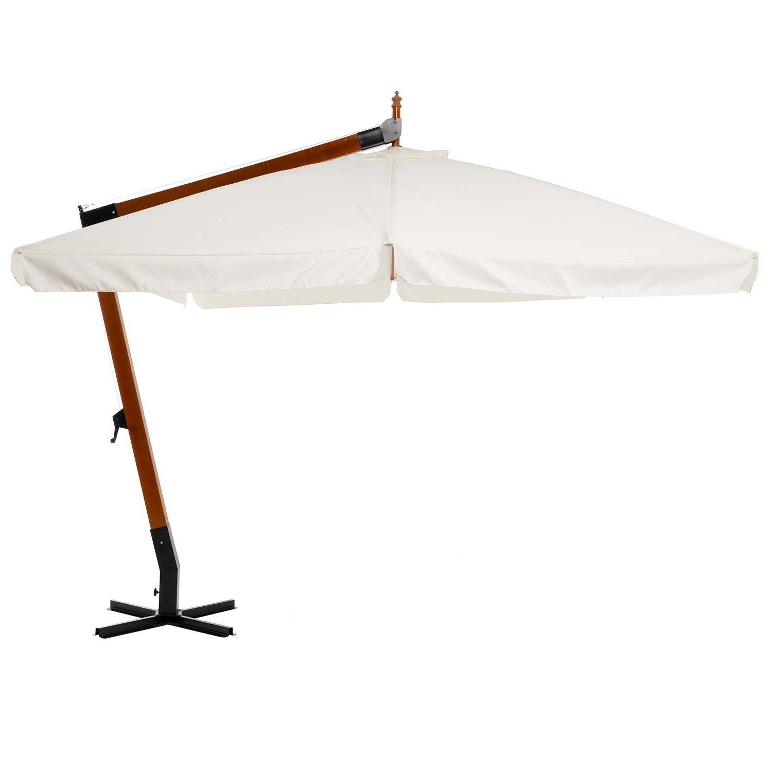 VESTIAMO CASA GIARDINO - Ombrellone Rettangolare a lampada Ecrù 3x4 metri