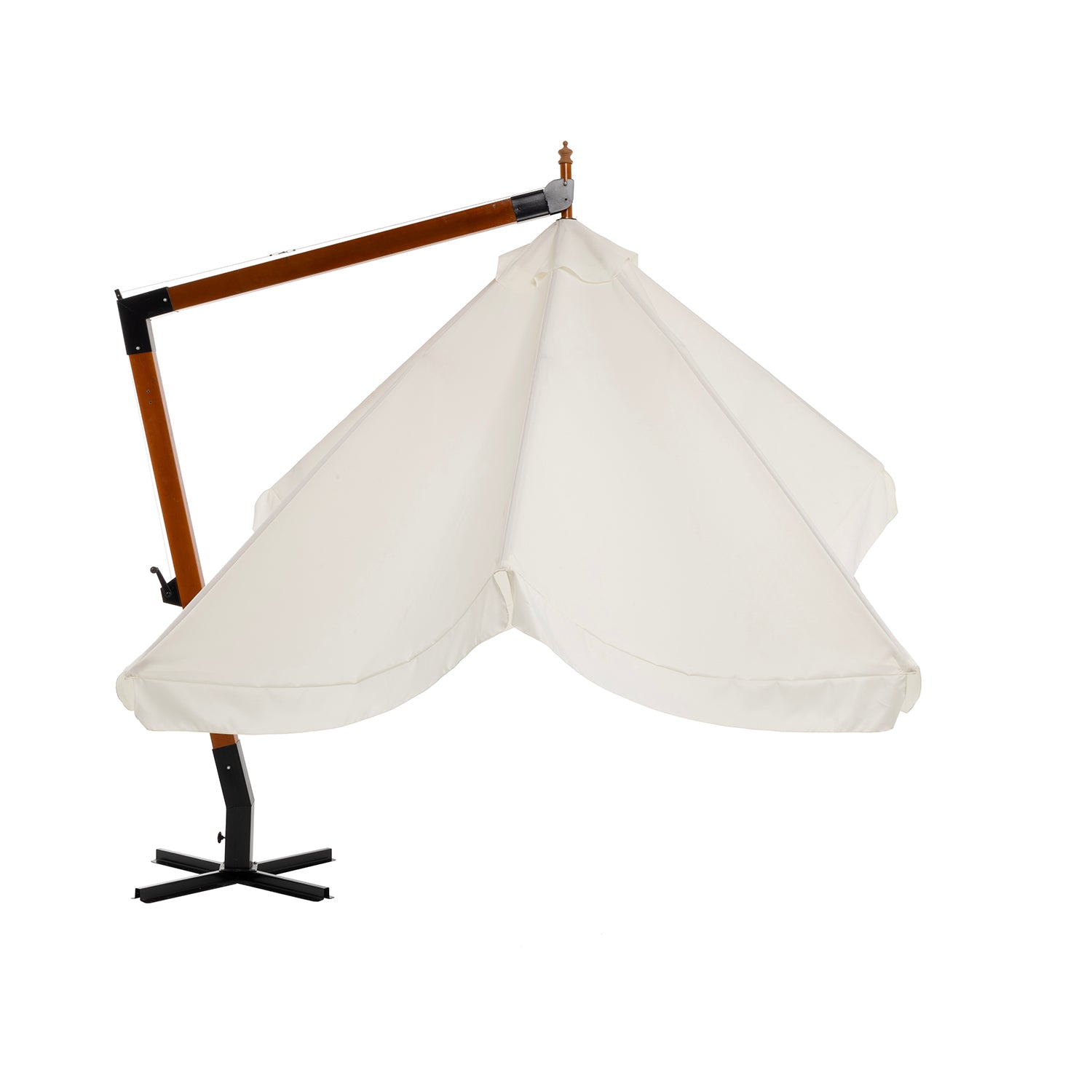 VESTIAMO CASA GIARDINO - Ombrellone Rettangolare a lampada Ecrù 3x4 metri