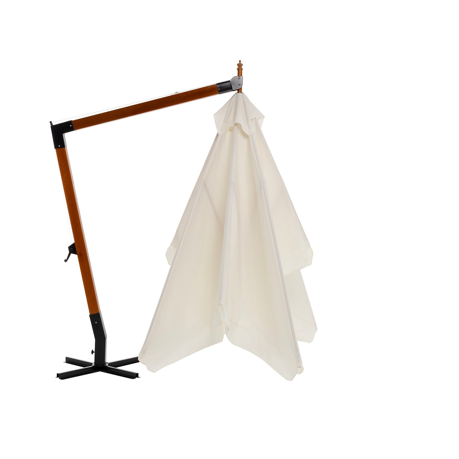 VESTIAMO CASA GIARDINO - Ombrellone Rettangolare a lampada Ecrù 3x4 metri