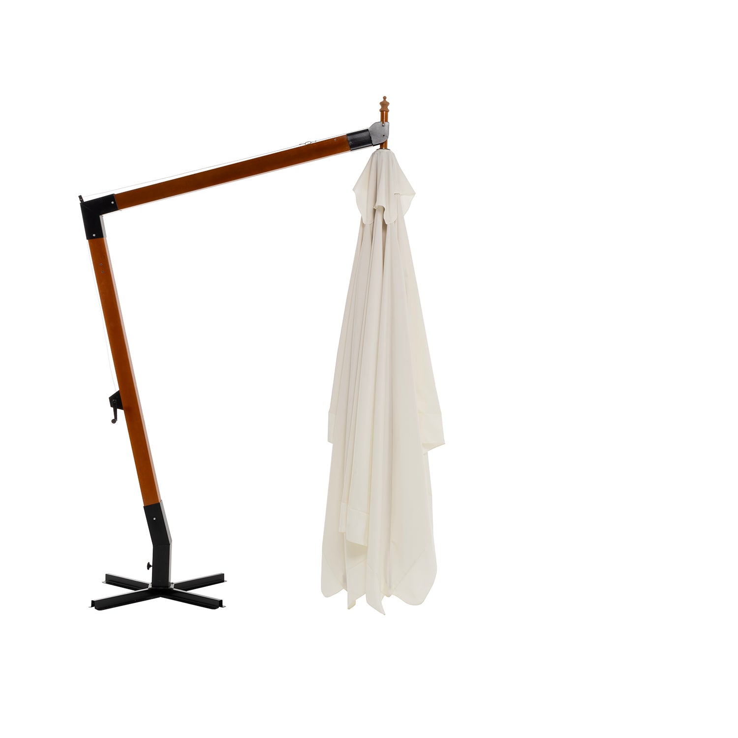 VESTIAMO CASA GIARDINO - Ombrellone Rettangolare a lampada Ecrù 3x4 metri