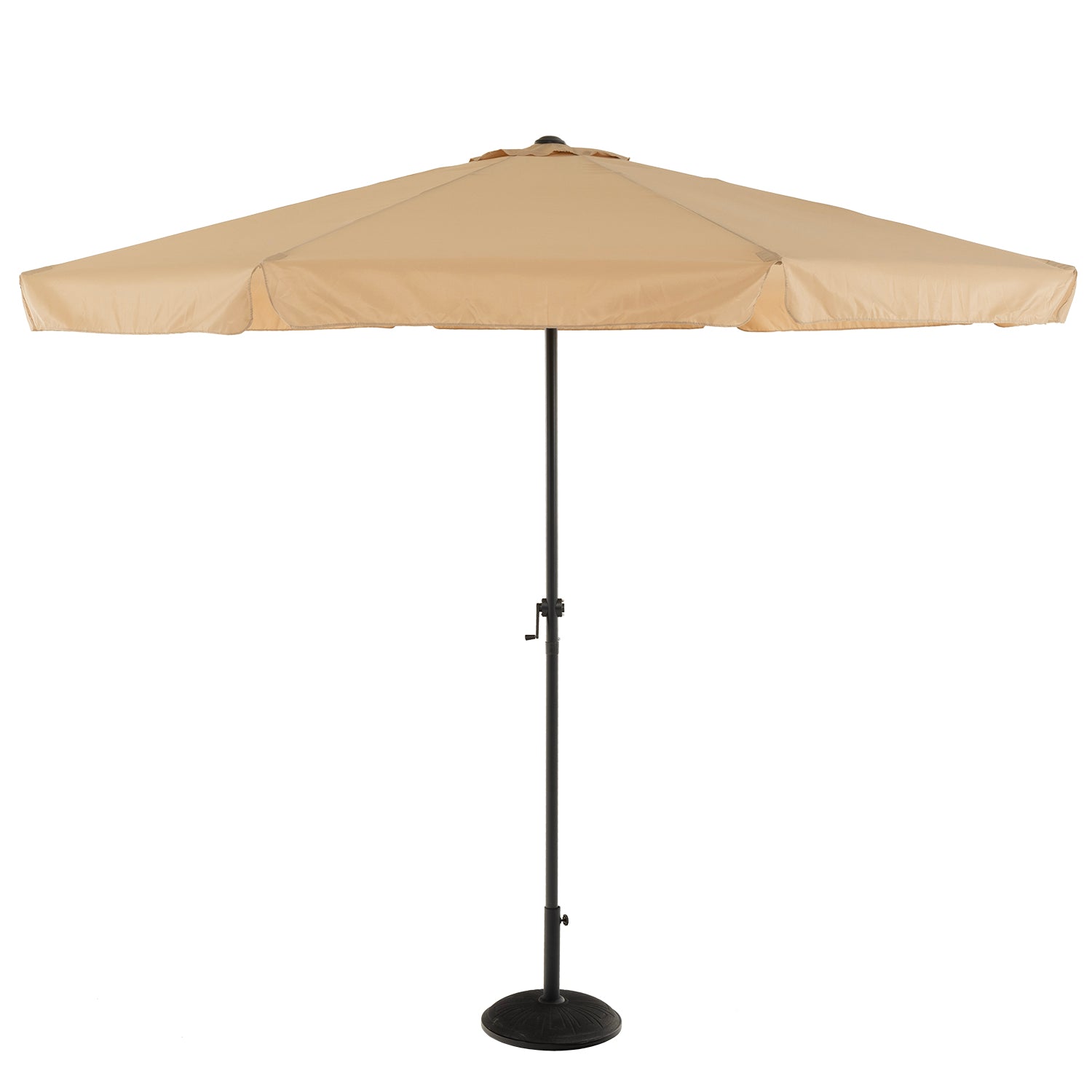 VESTIAMO CASA GIARDINO - Ombrellone da giardino Camel con falda e carrucola diametro 3 metri