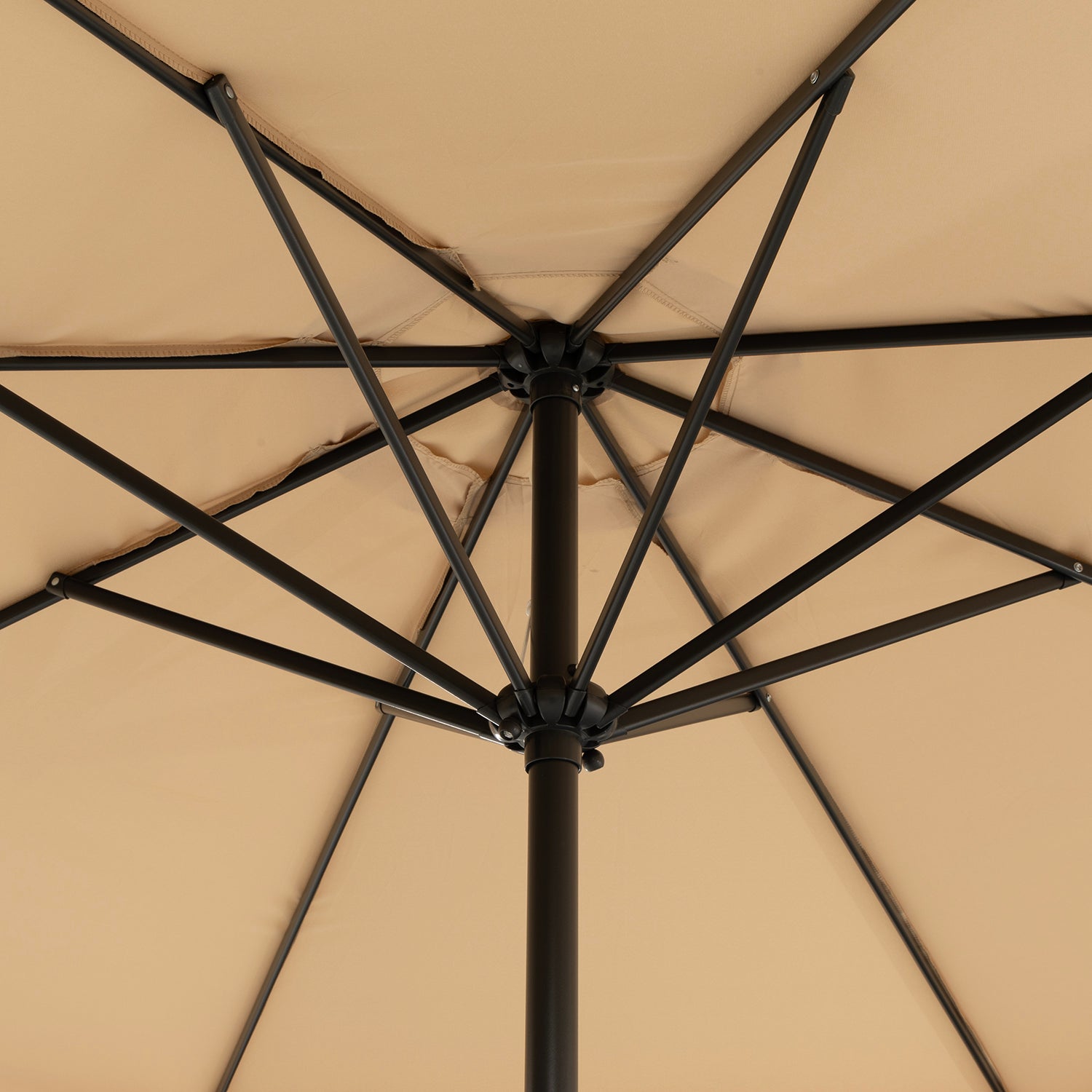 VESTIAMO CASA GIARDINO - Ombrellone da giardino Camel con falda e carrucola diametro 3 metri