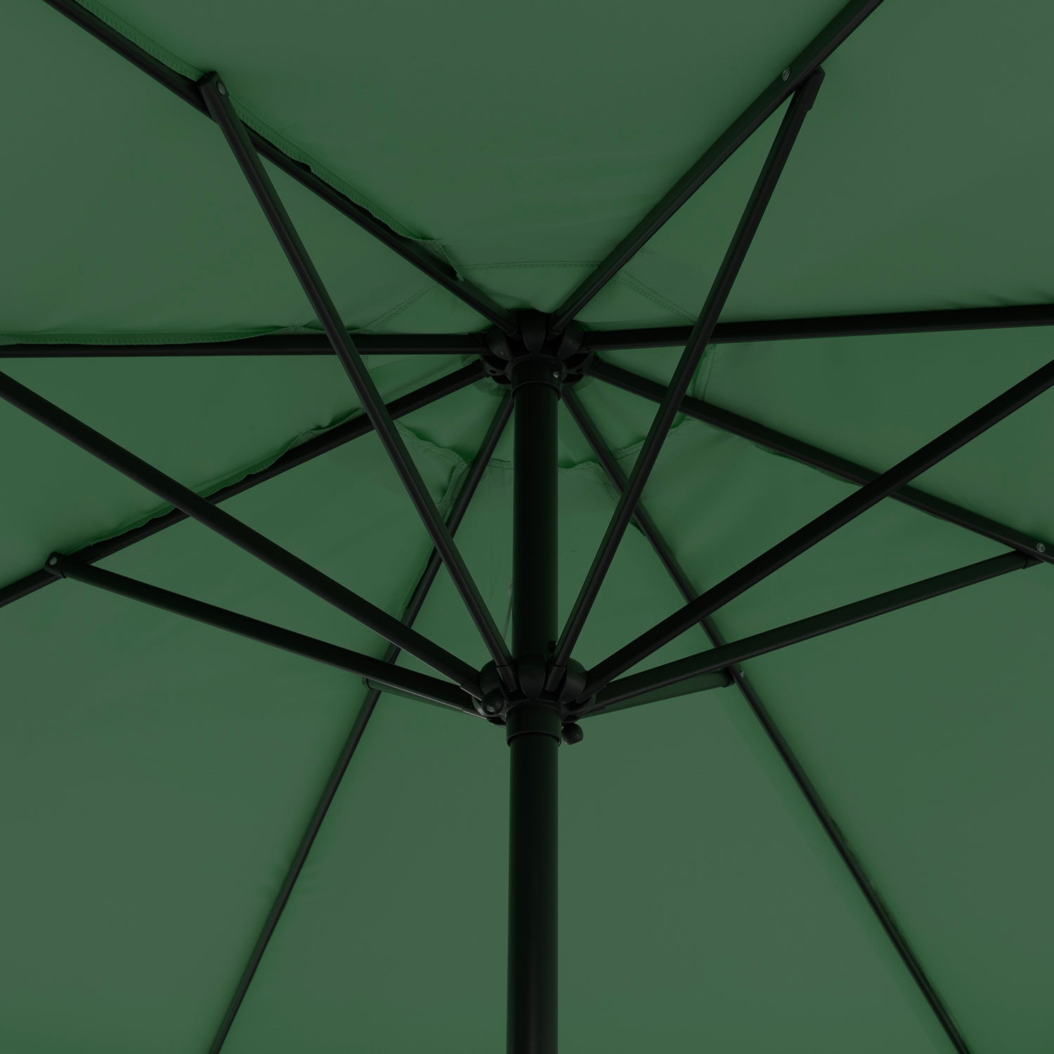 VESTIAMO CASA GIARDINO - Ombrellone da giardino Verde con falda e carrucola diametro 3 metri