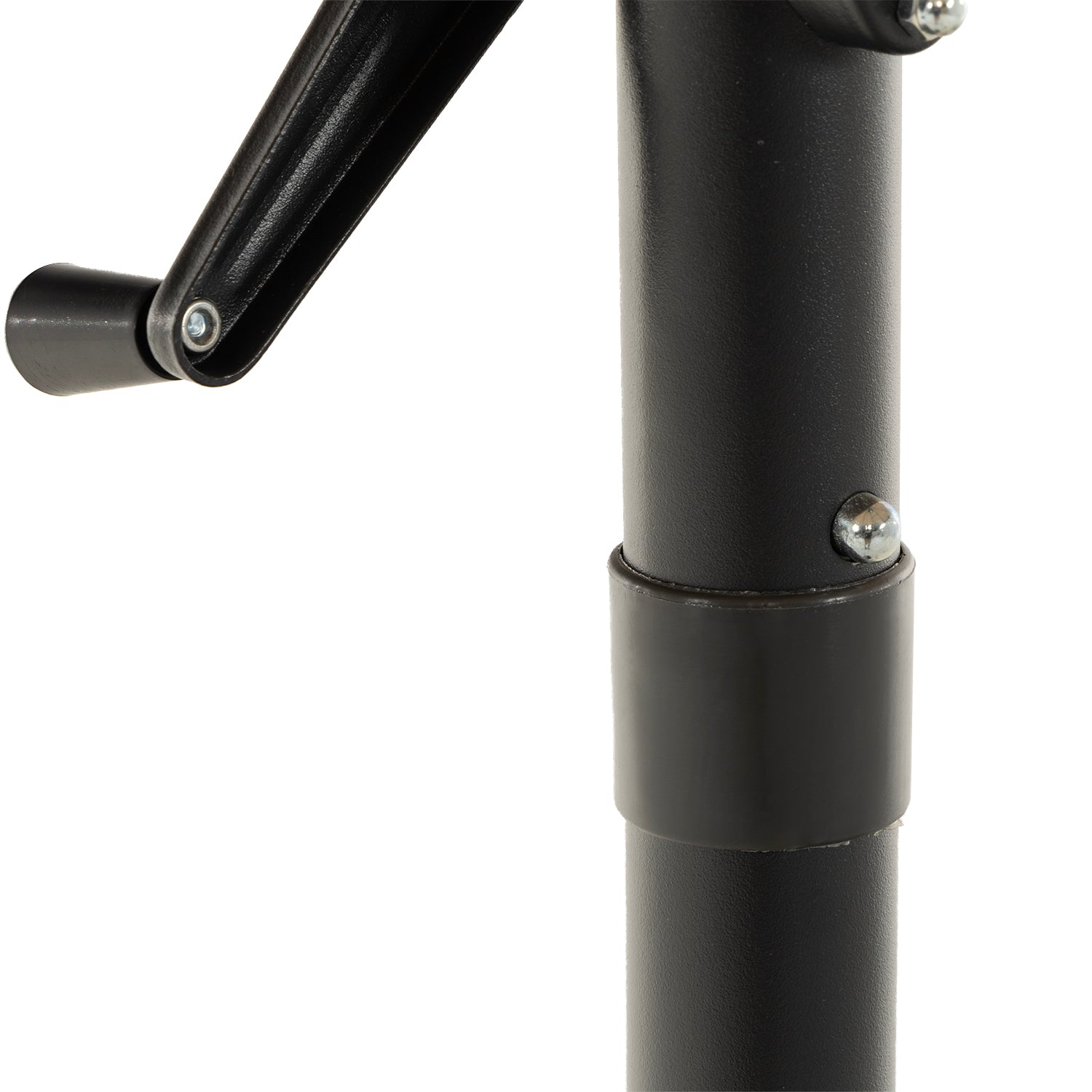 VESTIAMO CASA GIARDINO - Ombrellone da giardino Grigio con falda e carrucola diametro 3 metri