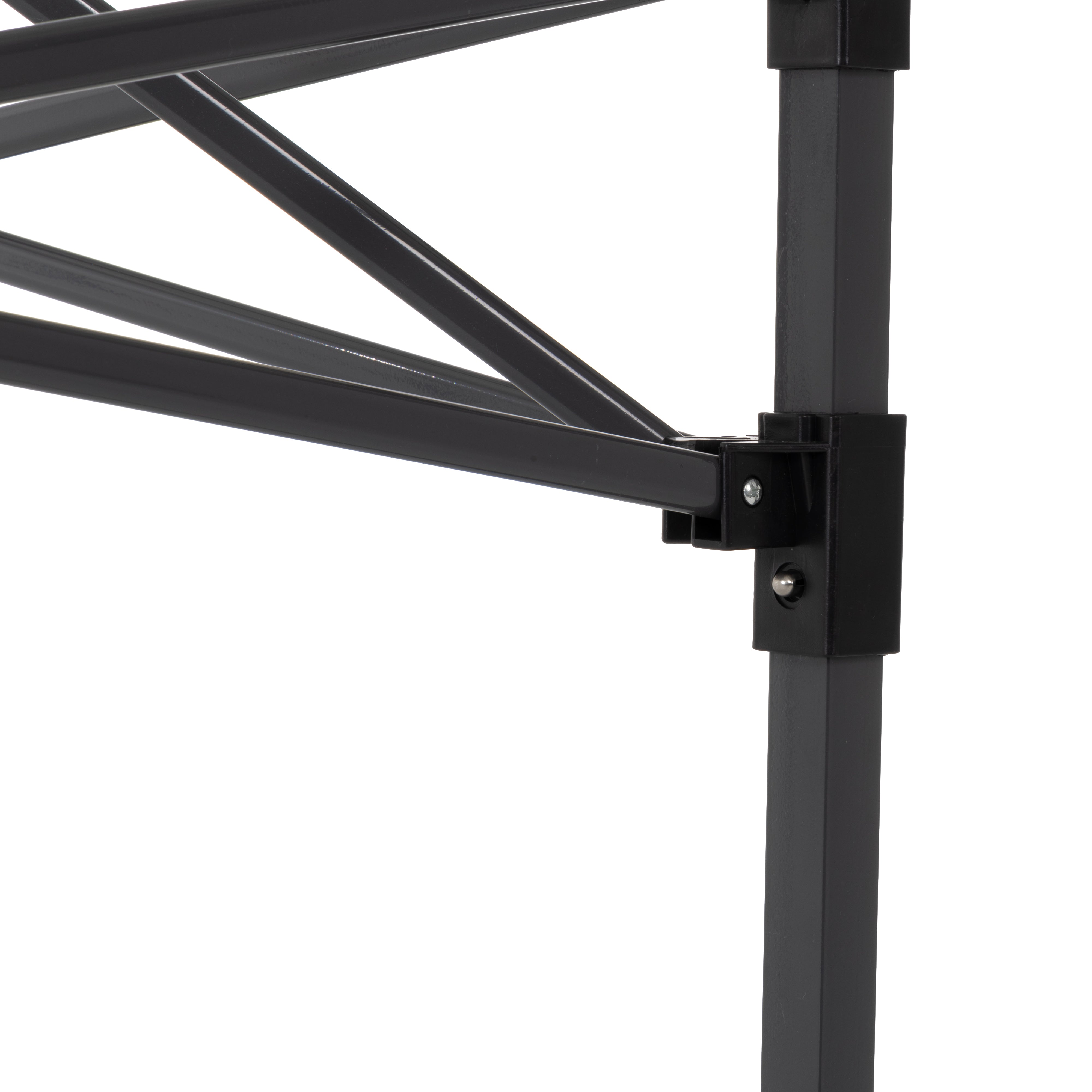 VESTIAMO CASA GIARDINO - Gazebo da giardino Richiudibile in acciaio Antracite con telo Ecrù 3x3 metri