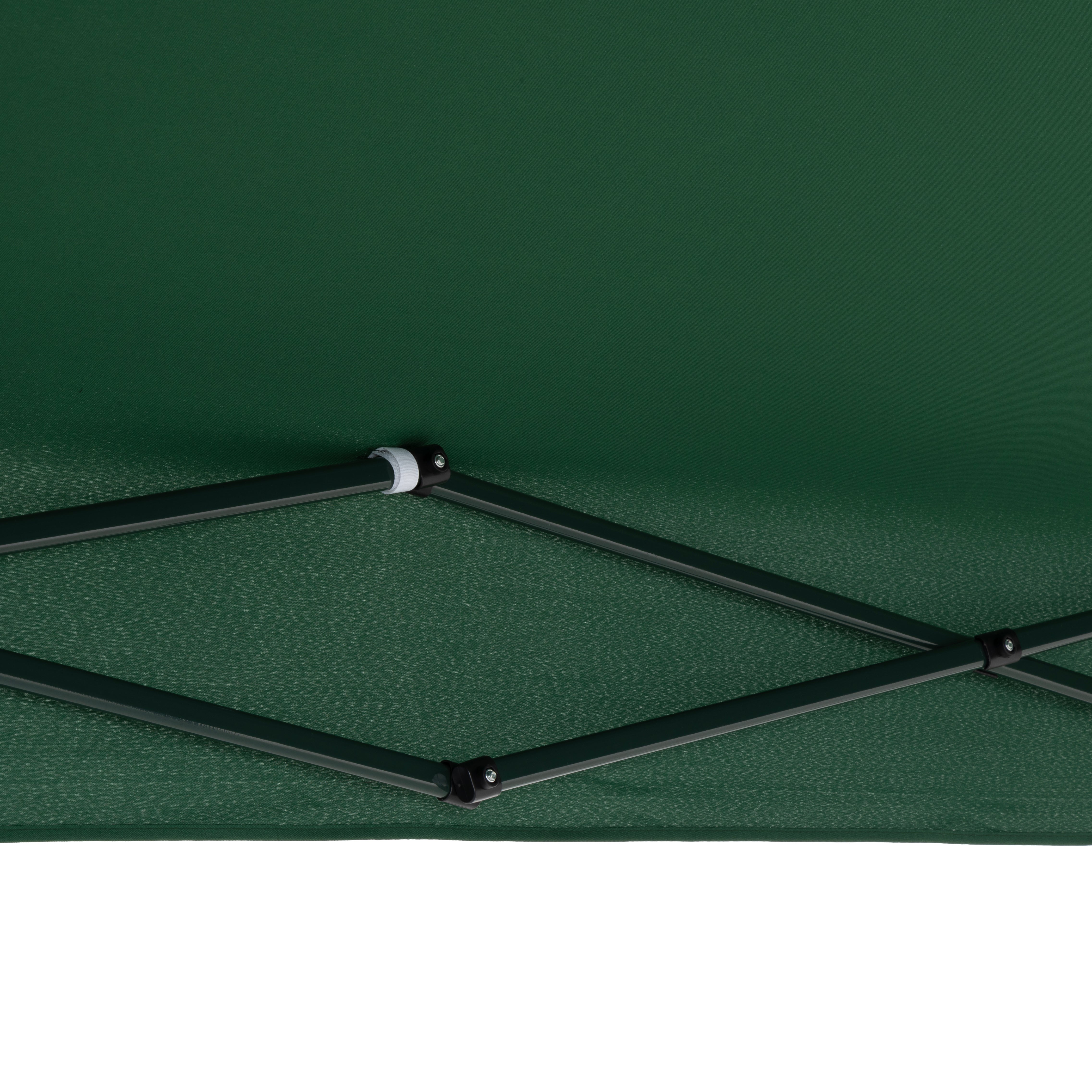 VESTIAMO CASA GIARDINO - Gazebo da giardino Richiudibile in acciaio Antracite con telo Verde 3x3 metri