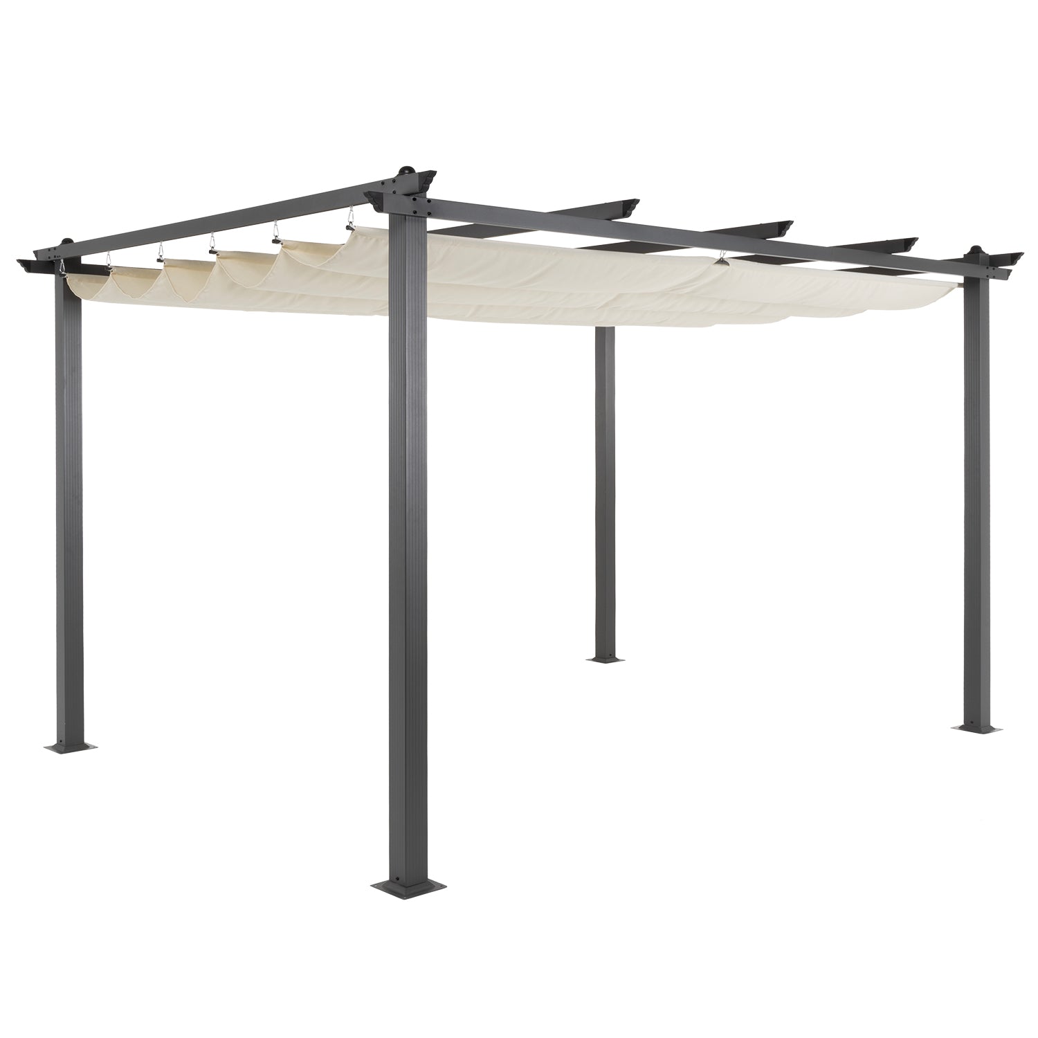 VESTIAMO CASA GIARDINO - Gazebo Pergola Telo Ecrù 3x4 metri