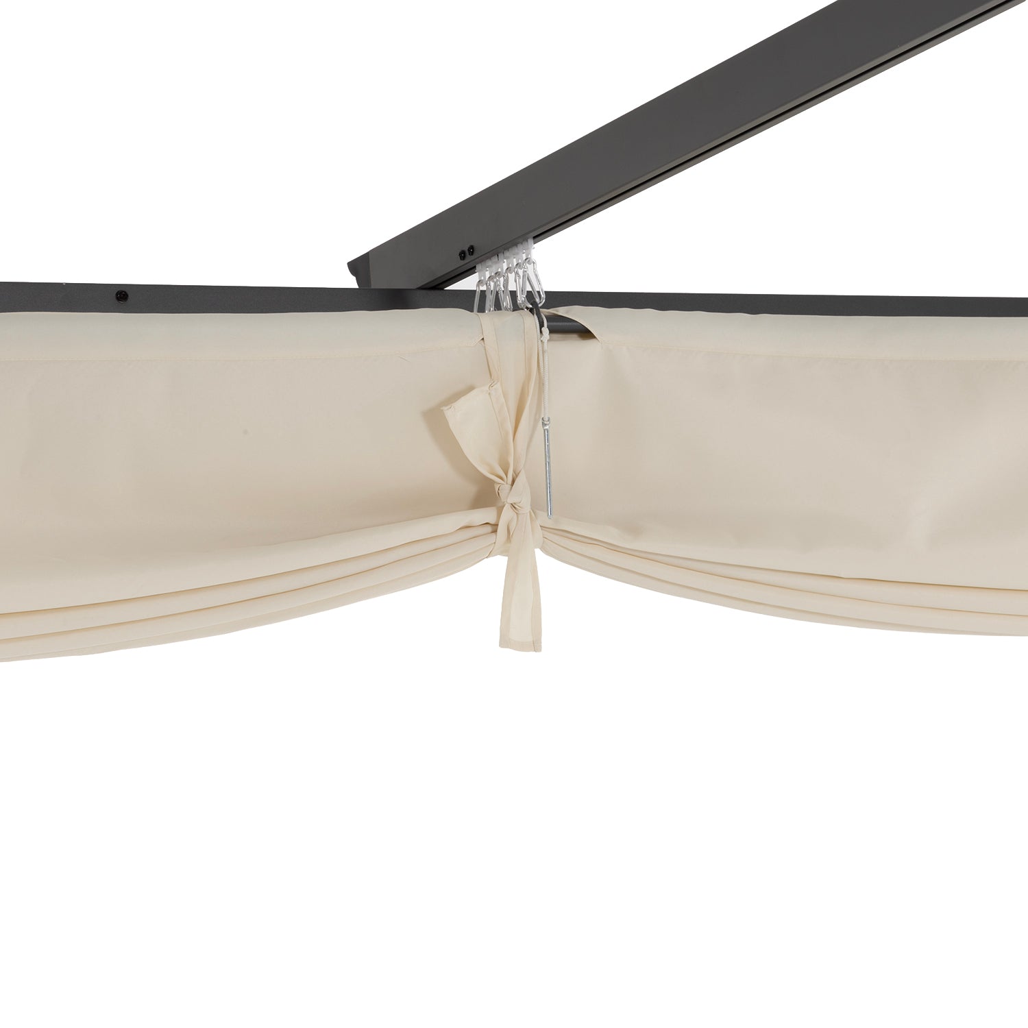 VESTIAMO CASA GIARDINO - Gazebo Pergola Telo Ecrù 3x4 metri