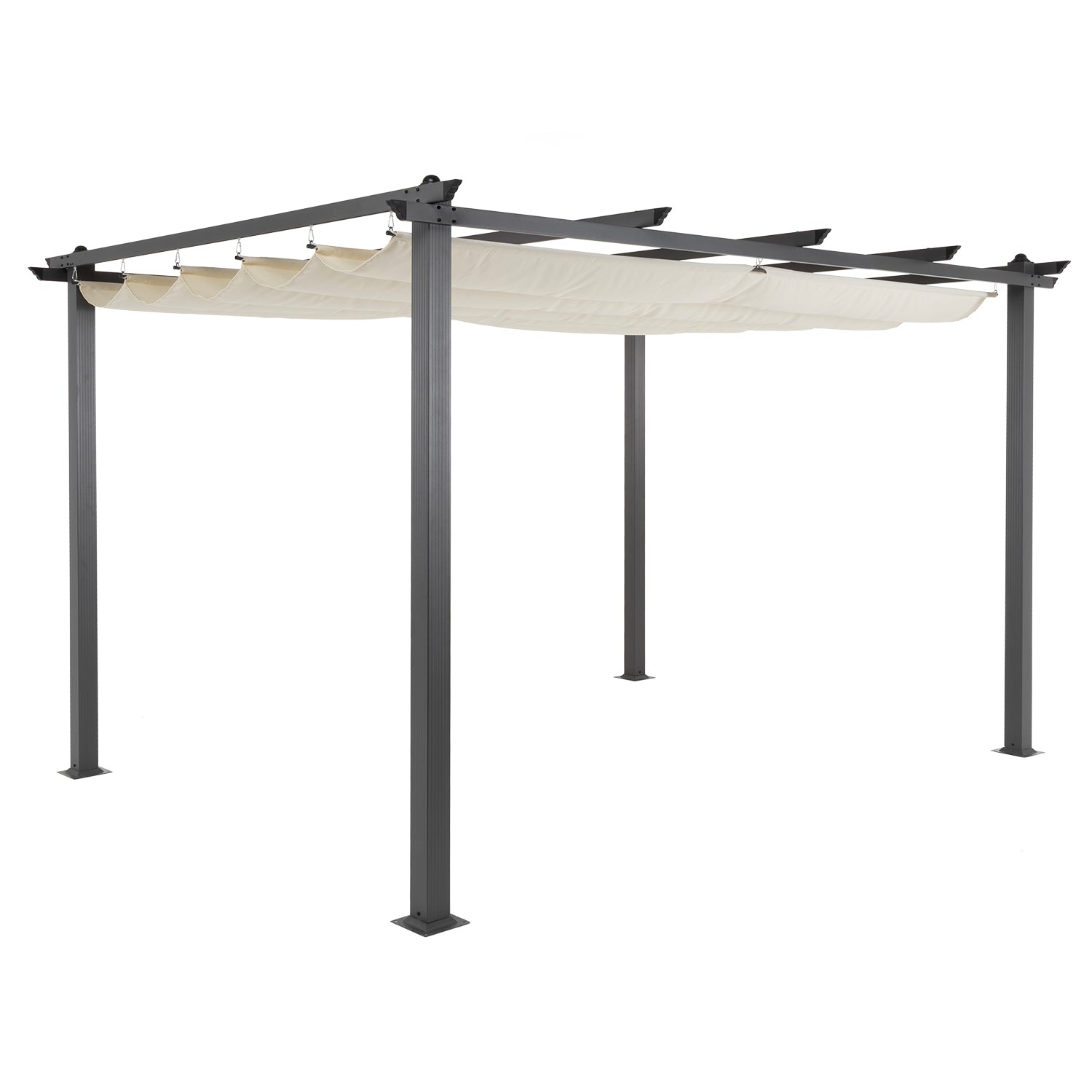 VESTIAMO CASA GIARDINO - Gazebo Pergola Telo Ecrù 3x4 metri