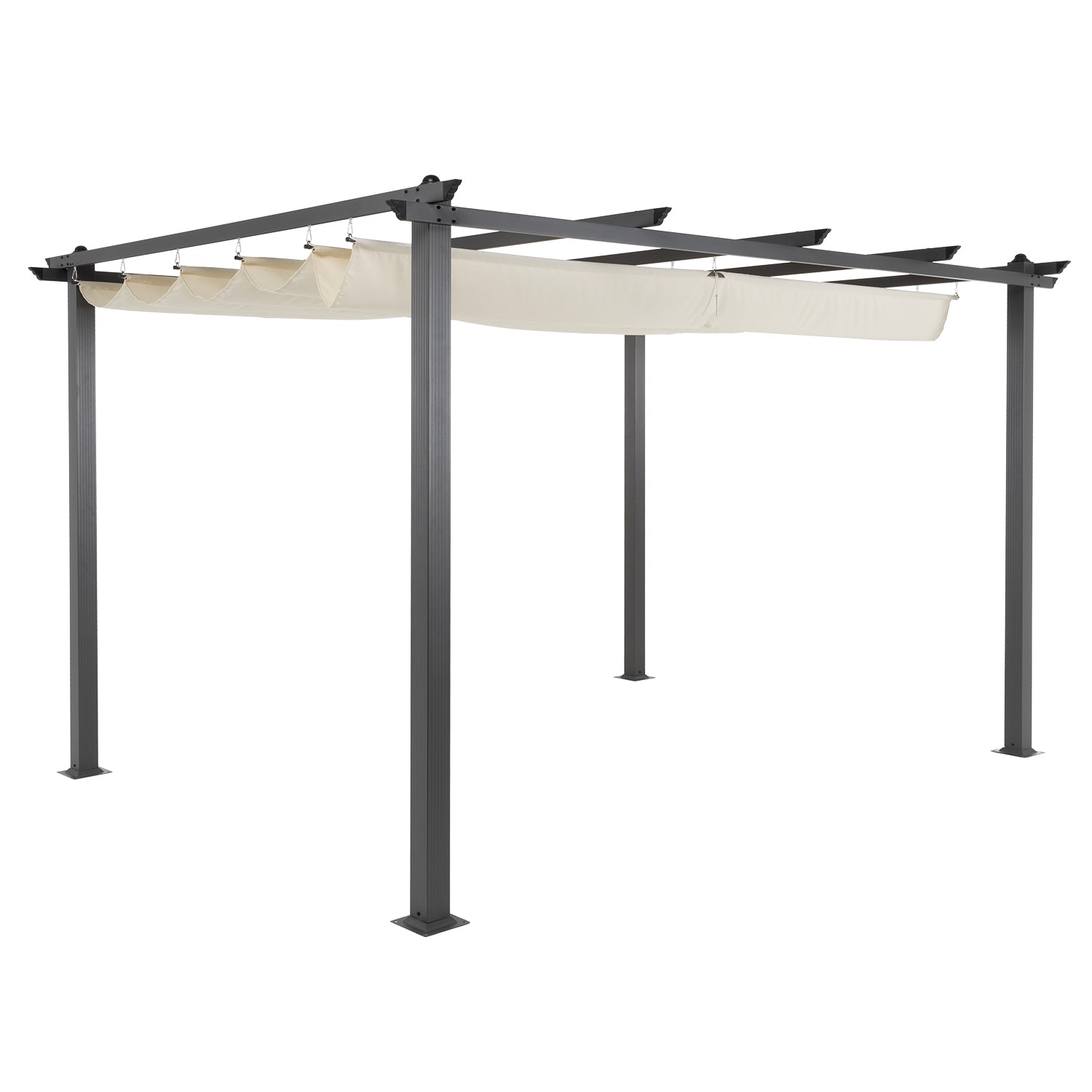 VESTIAMO CASA GIARDINO - Gazebo Pergola Telo Ecrù 3x4 metri