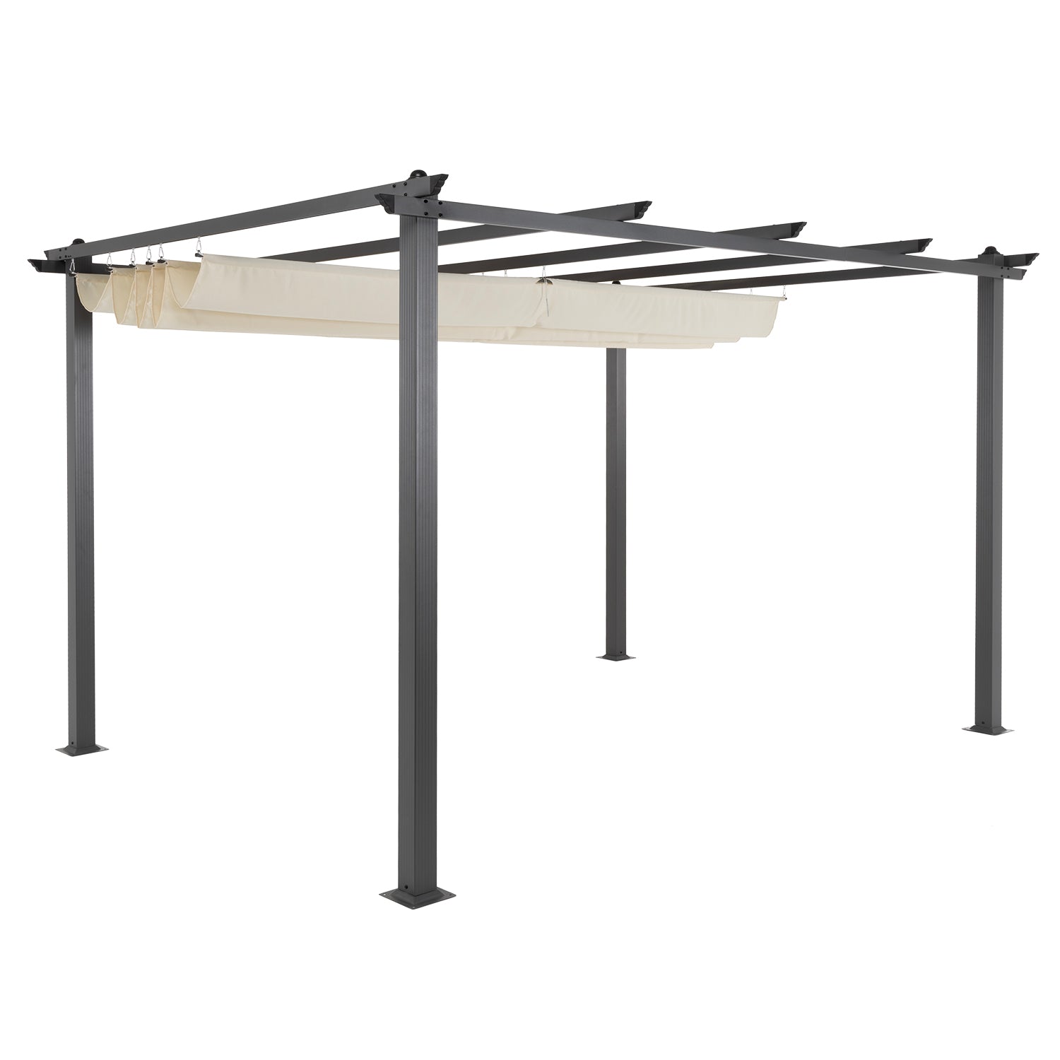 VESTIAMO CASA GIARDINO - Gazebo Pergola Telo Ecrù 3x4 metri