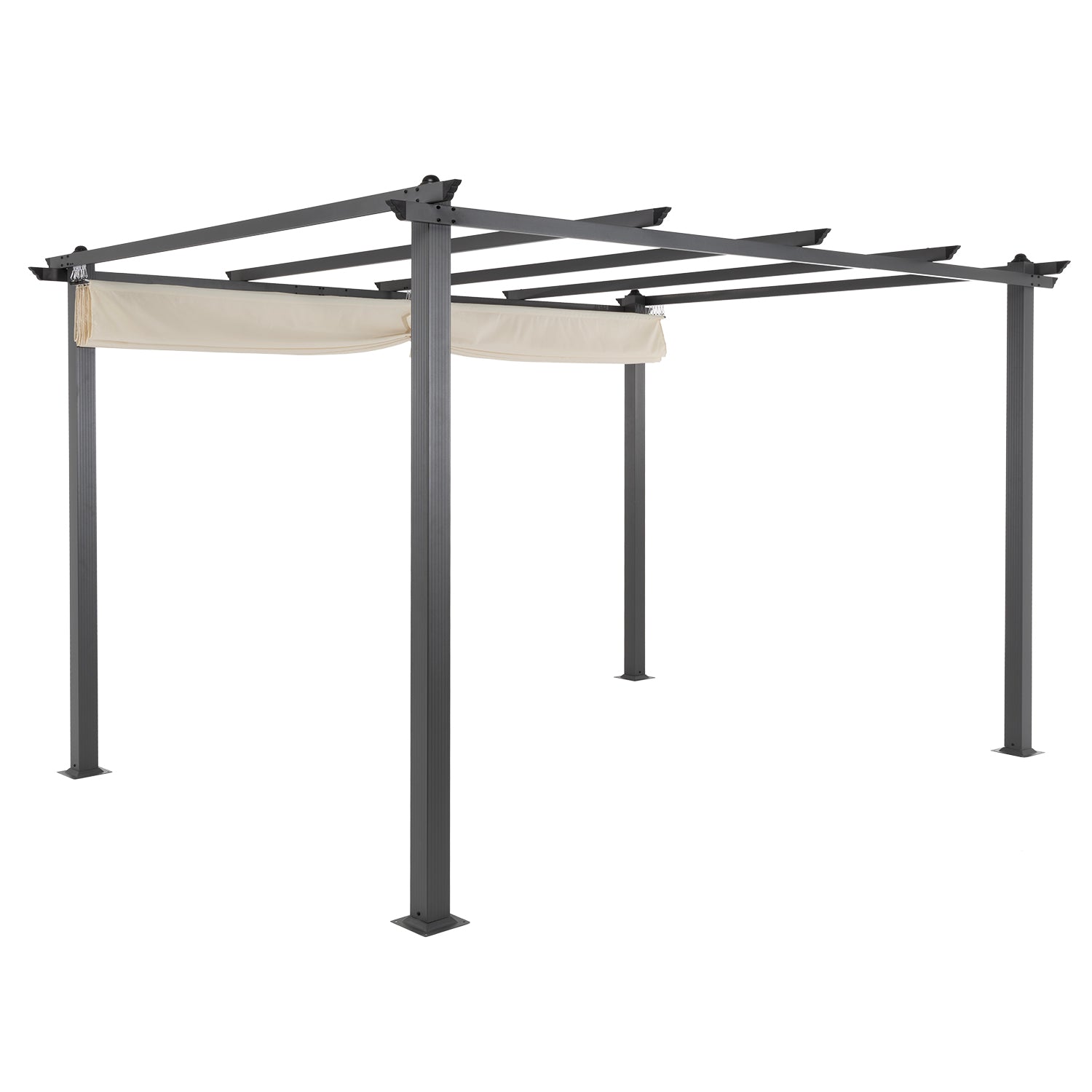 VESTIAMO CASA GIARDINO - Gazebo Pergola Telo Ecrù 3x4 metri