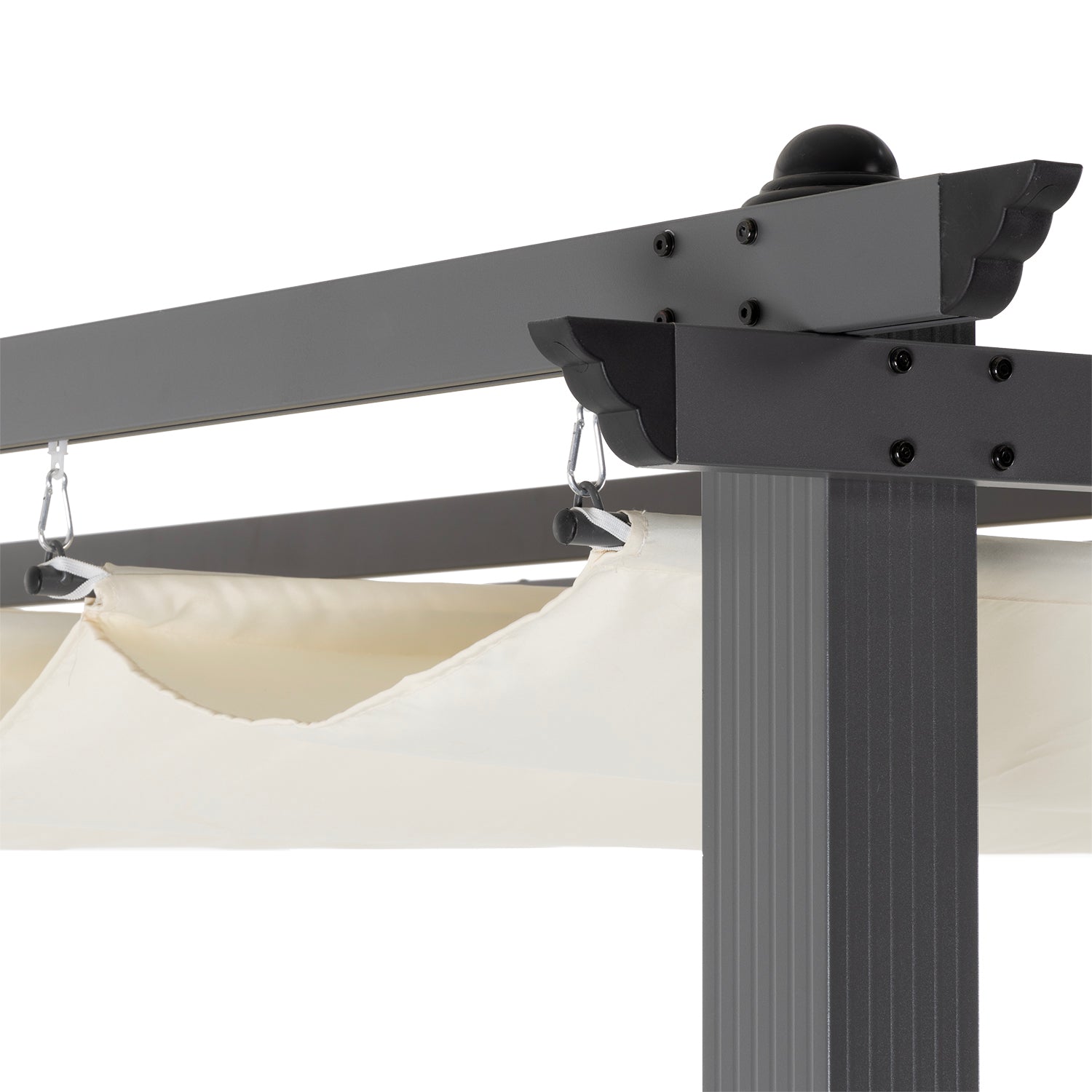 VESTIAMO CASA GIARDINO - Gazebo Pergola Telo Ecrù 3x4 metri