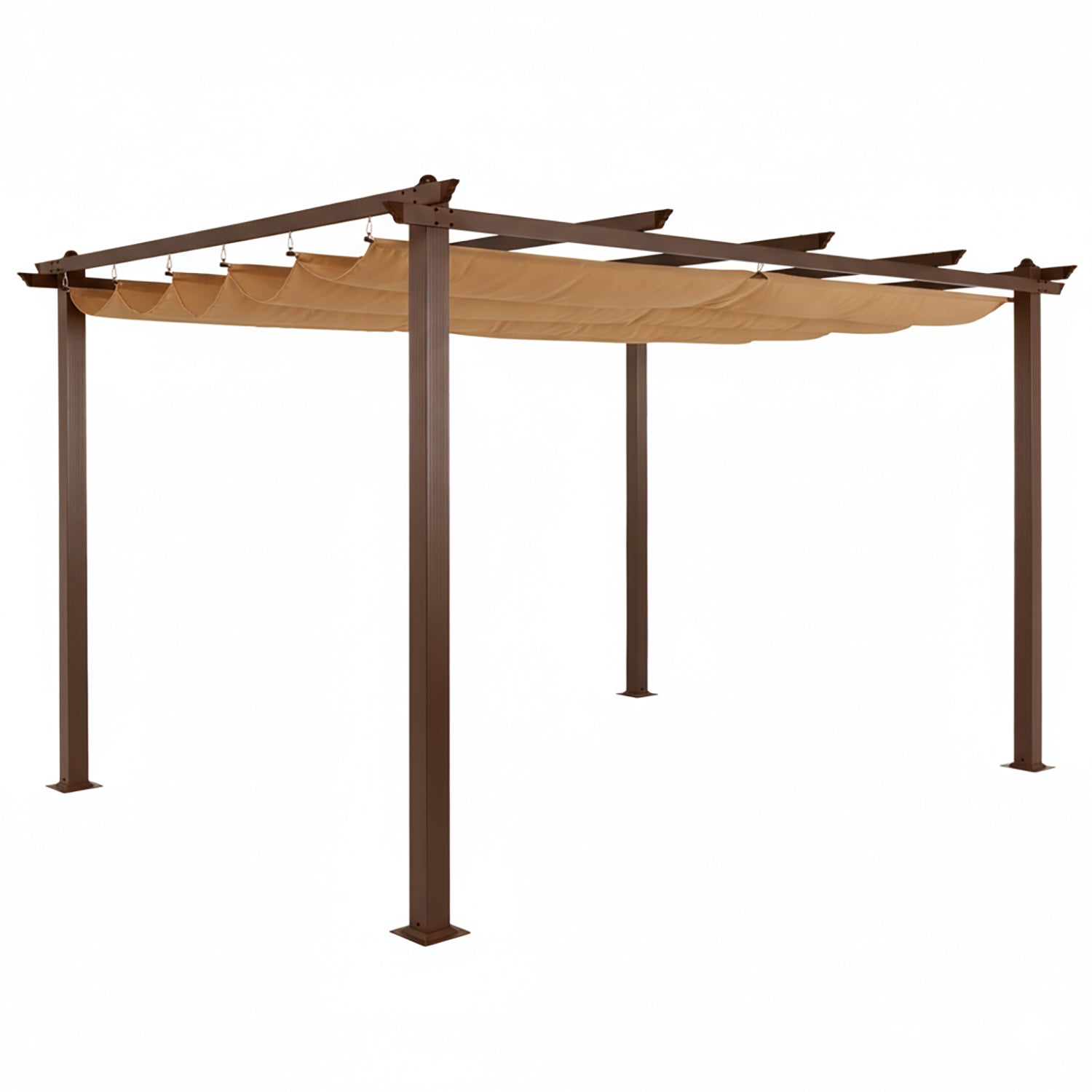 VESTIAMO CASA GIARDINO - Gazebo Pergola Telo Camel 3x4 metri