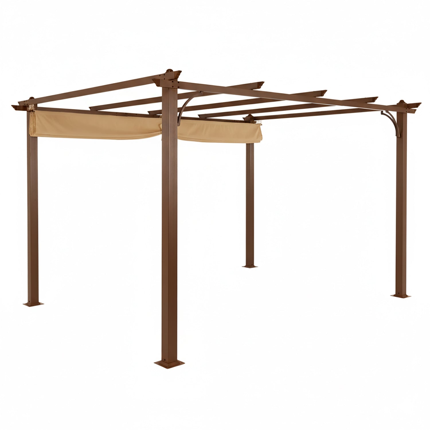 VESTIAMO CASA GIARDINO - Gazebo Pergola Telo Camel 3x4 metri