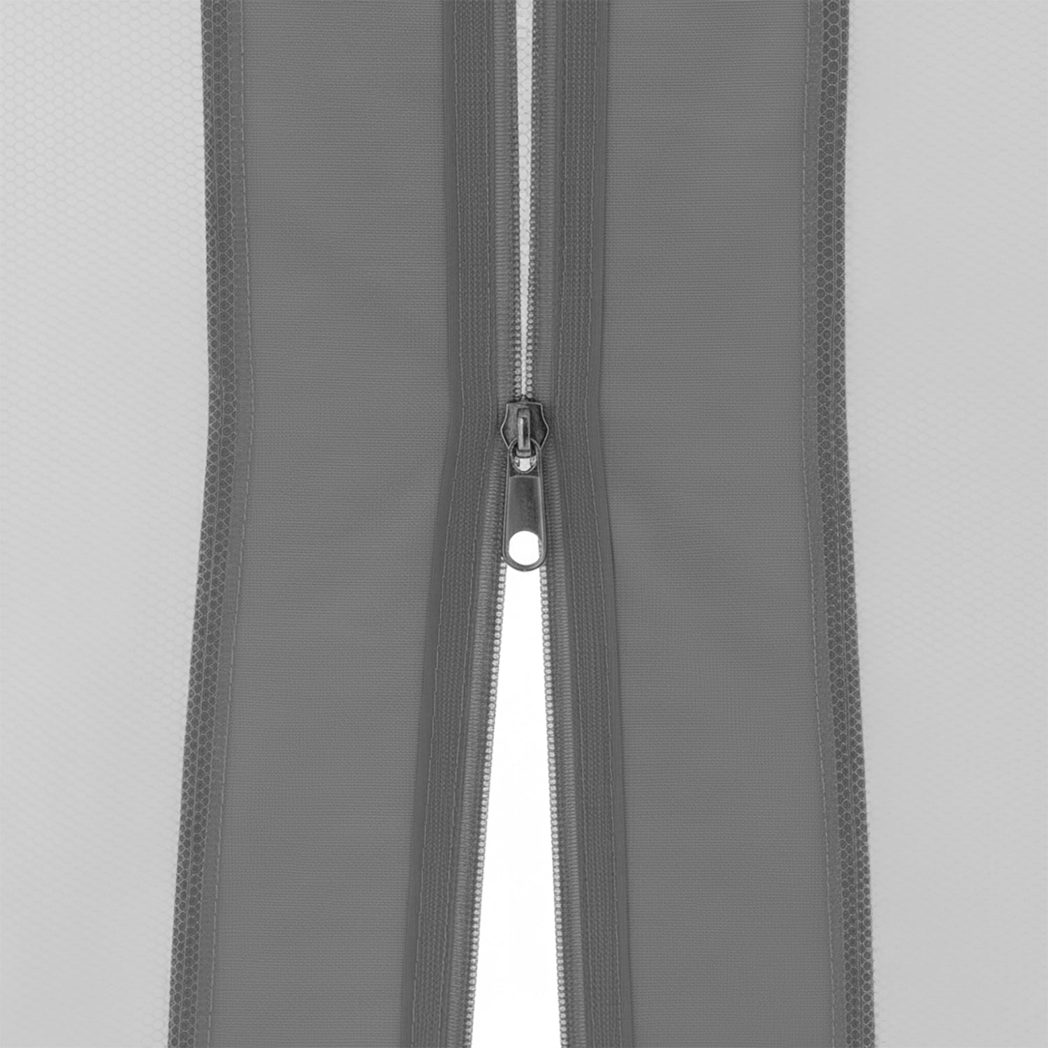 VESTIAMO CASA GIARDINO - Gazebo da giardino in Acciaio Antracite con Telo in Poliestere Grigio e Zanzariera 3x3 metri