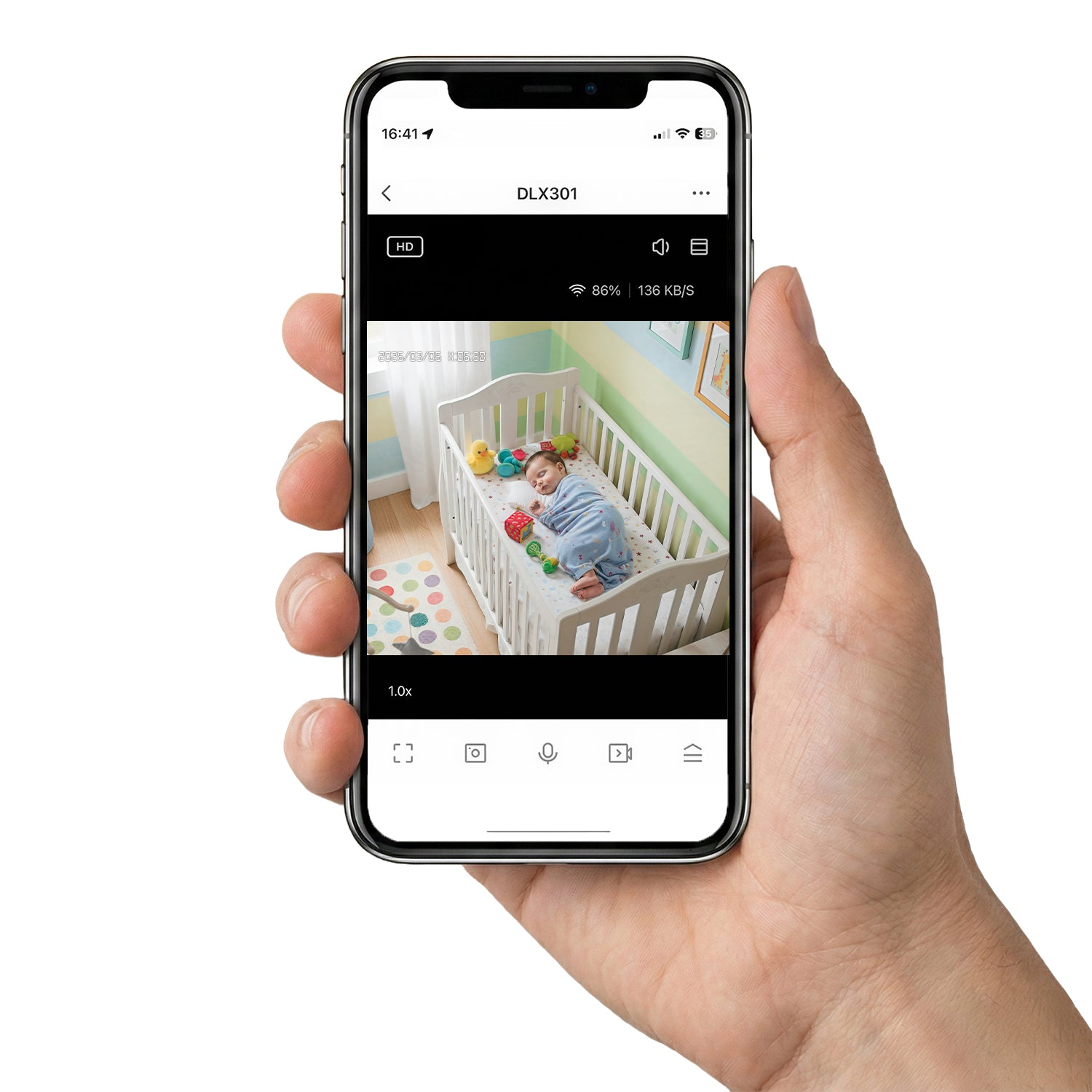 DICTROLUX - Telecamera WiFi da Interno HD Smart Security DLX301 2K 3MP con App Tuya