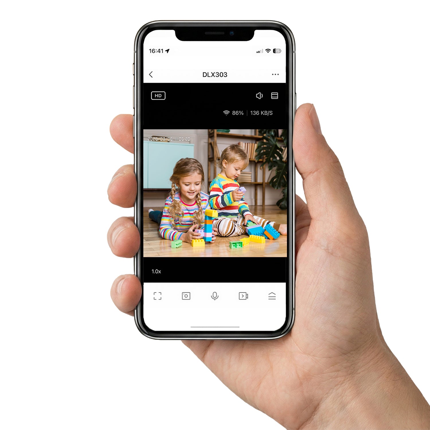 DICTROLUX - Telecamera WiFi da Interno HD Smart Security DLX303 2K 3MP con App Tuya