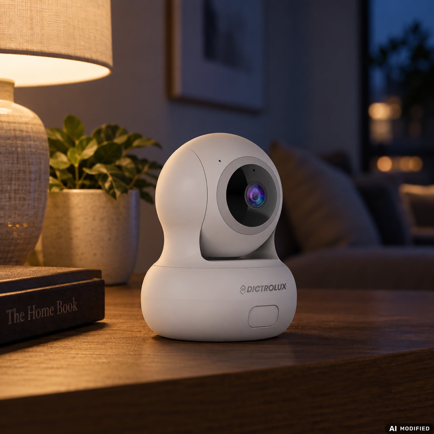 DICTROLUX - Telecamera WiFi da Interno HD Smart Security DLX303 2K 3MP con App Tuya