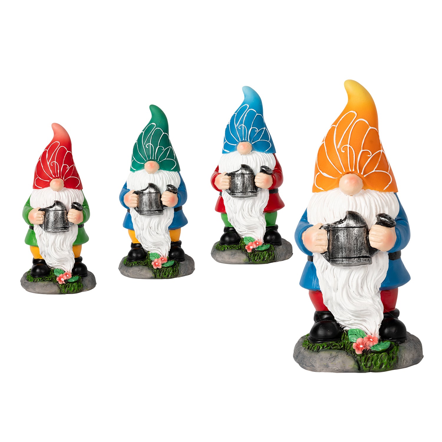 DICTROLUX - Lampada Solare Gnomo Luce Naturale da esterno - h21x9,7x9,2 cm