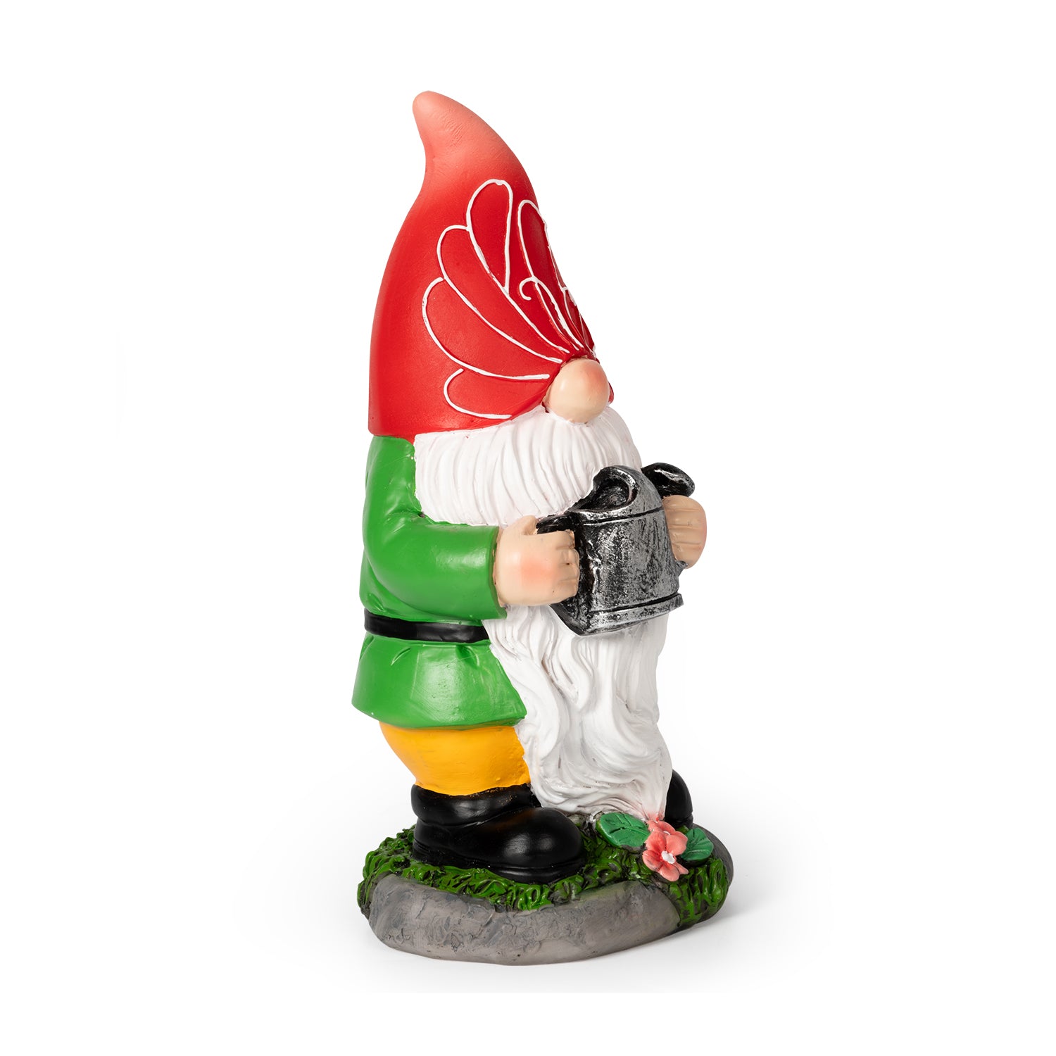 DICTROLUX - Lampada Solare Gnomo Luce Naturale da esterno - h21x9,7x9,2 cm