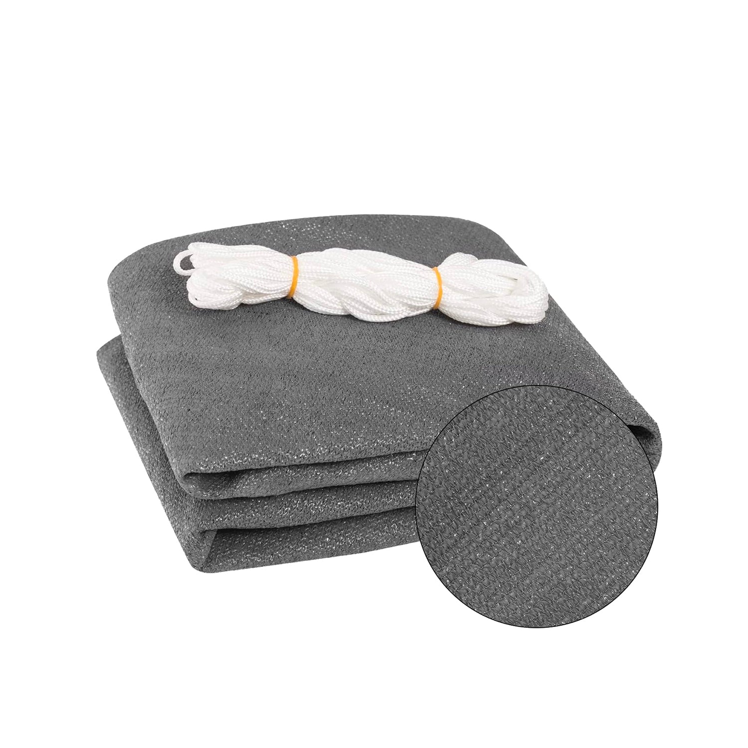 VESTIAMO CASA GIARDINO - Vela Ombreggiante Rettangolare Grigia 3x4 metri