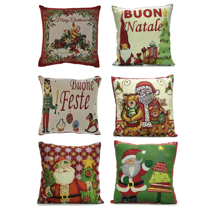 VESTIAMO CASA GRAN NATALE - Cuscino Natalizio Gobelin 40x40 cm