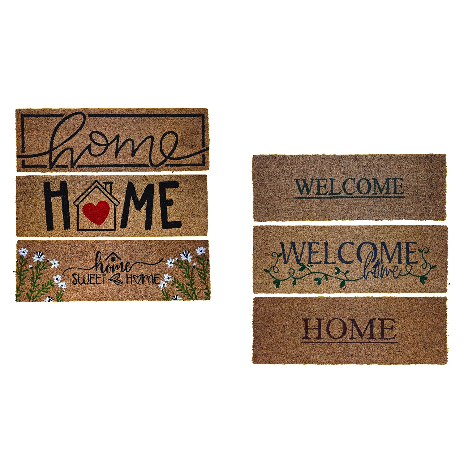Empire Merchandising Zerbino In Polipropilene 'Home Deluxe' – Tappetino Entrata Per Esterno/Interno 60x40 Cm – Multicolore