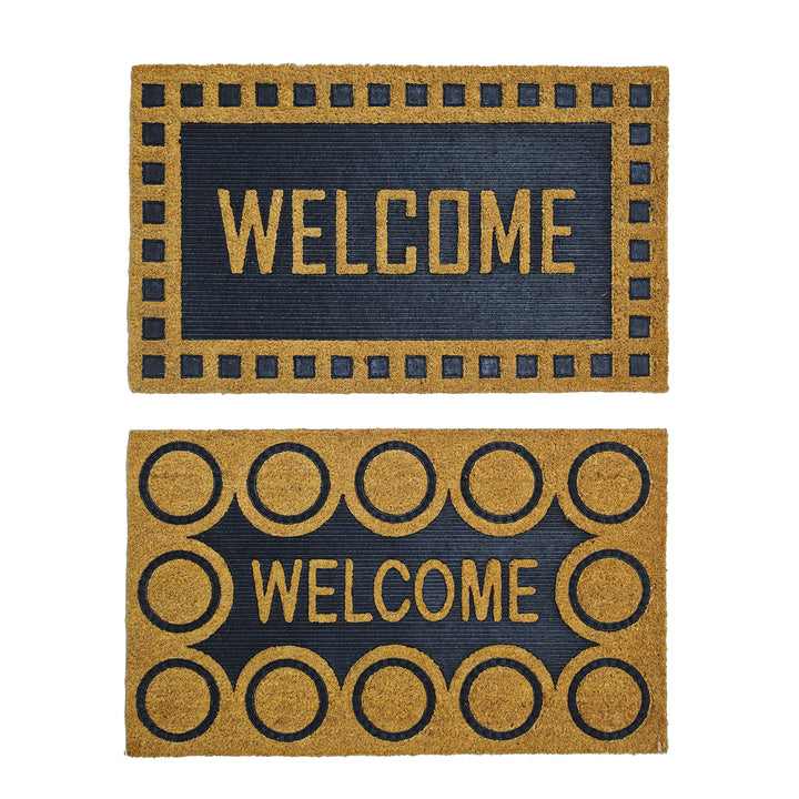 PET SITTER - Zerbino Welcome cocco e gomma 75x45 cm