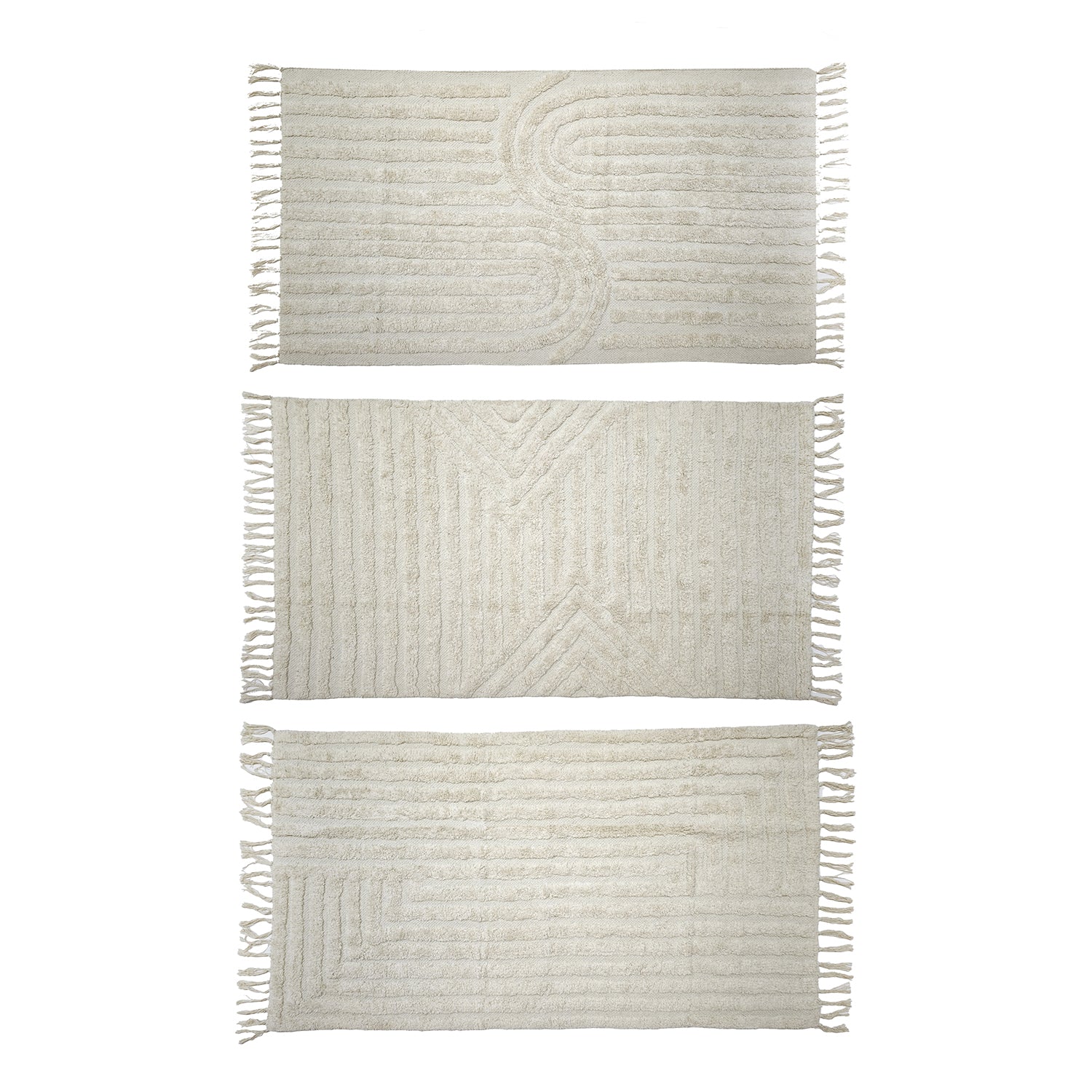 VESTIAMO CASA - Tappeto Azulejos con Frange 70x120 cm