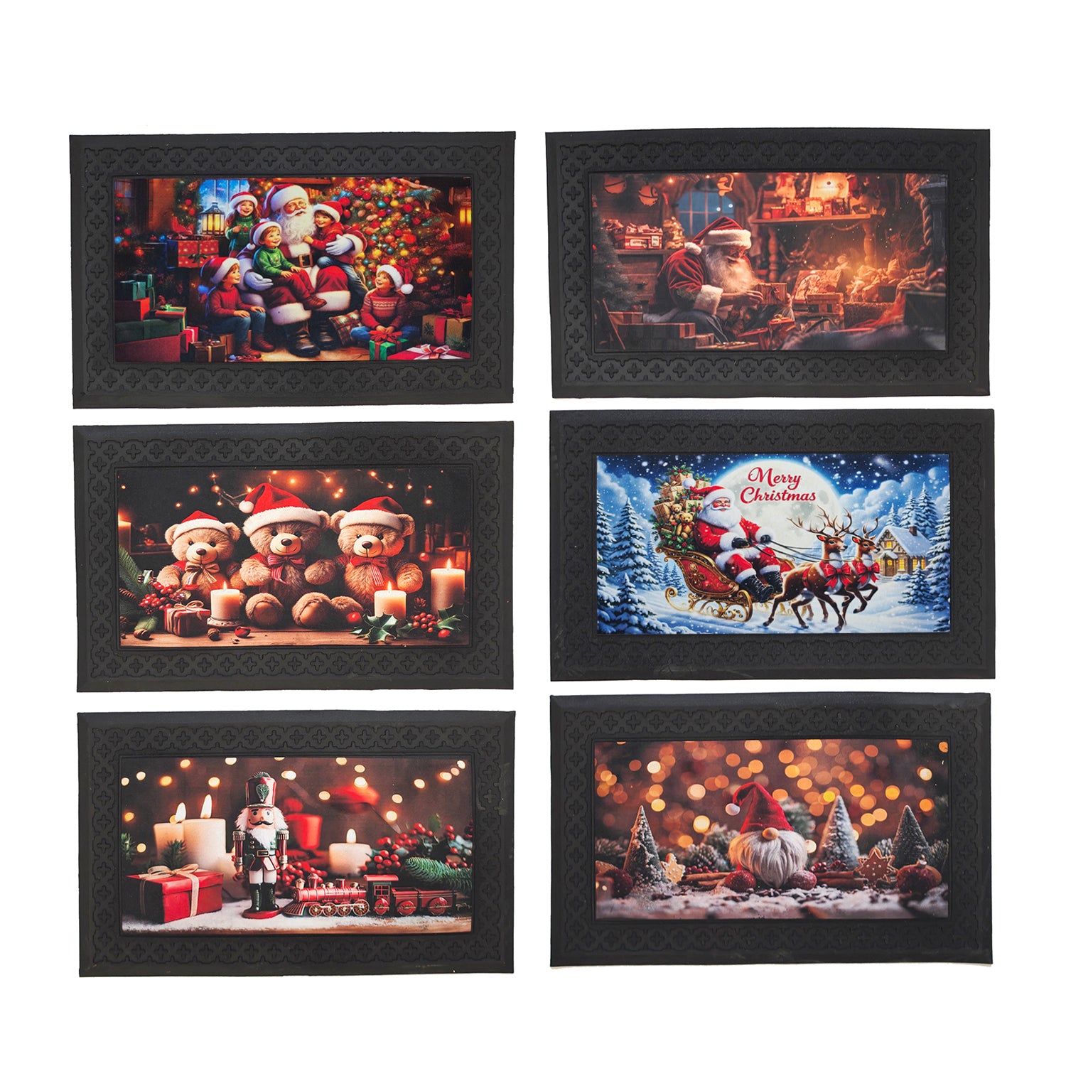 VESTIAMO CASA GRAN NATALE - Tappeto Natalizio LED Luminoso e Musicale 45x75 cm